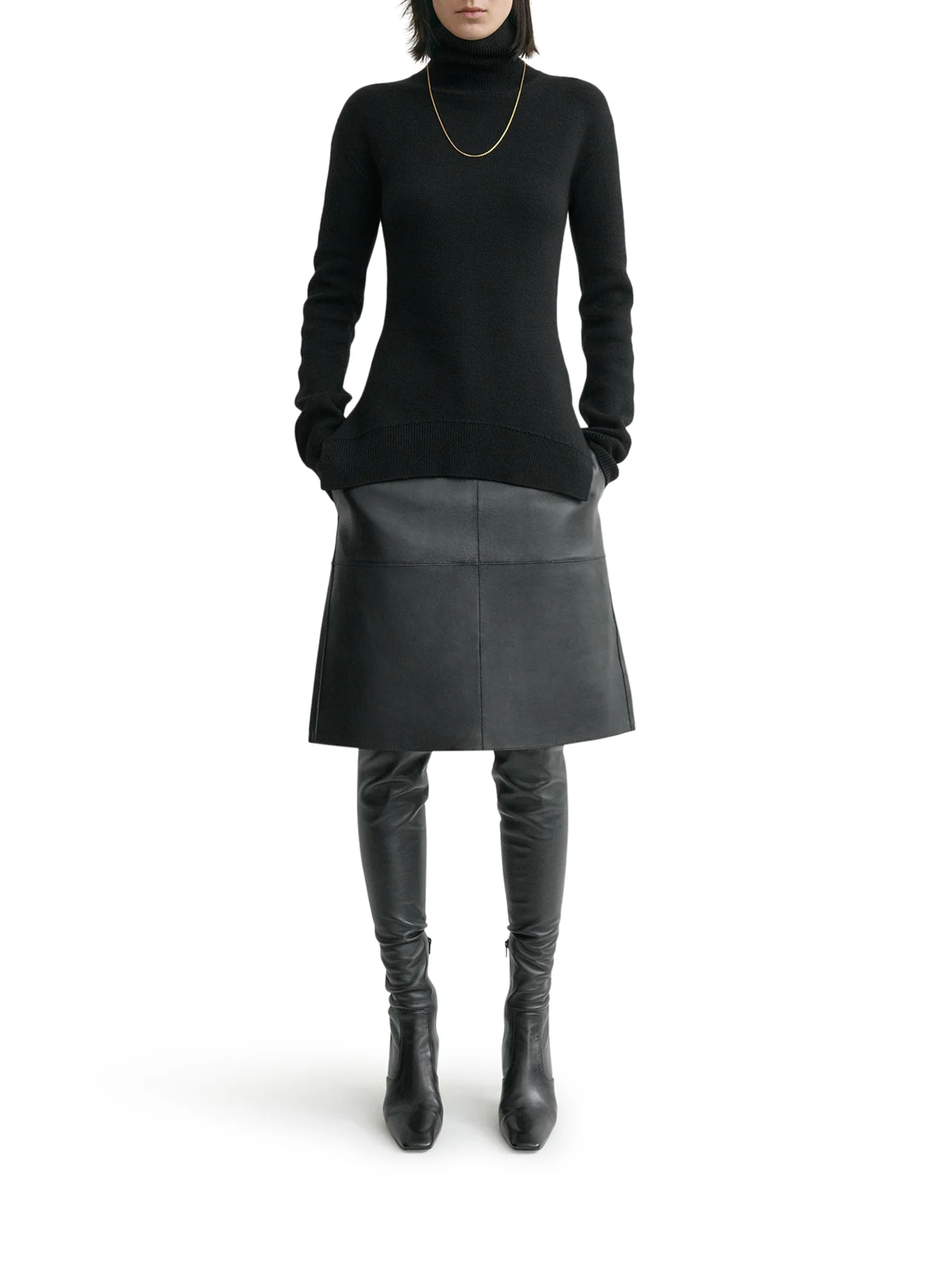 HIGH NECK WOOL SWEATER - Image 2