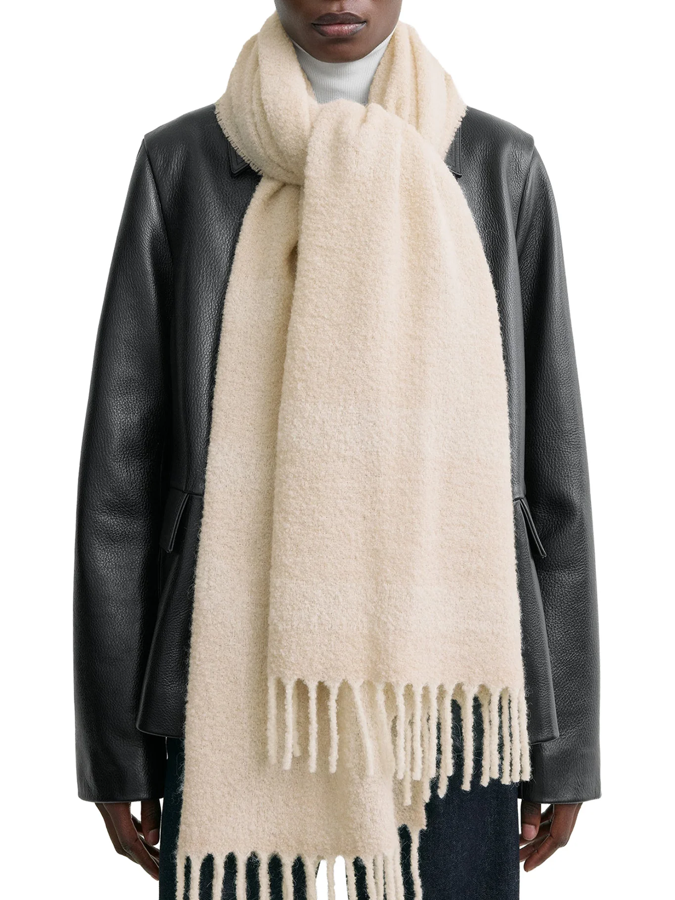 JACQUARD SCARF WITH MONOGRAM - Image 3