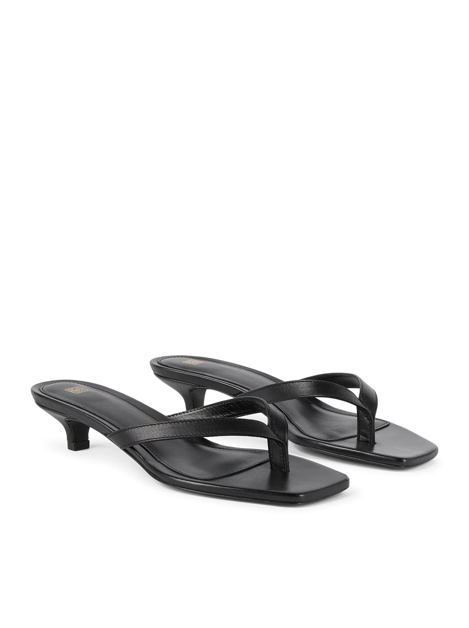 LEATHER HEEL FLIP FLOPS - Image 4