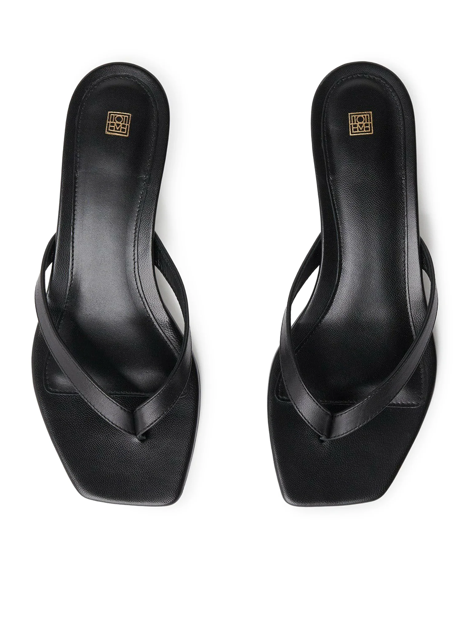 LEATHER HEEL FLIP FLOPS - Image 5