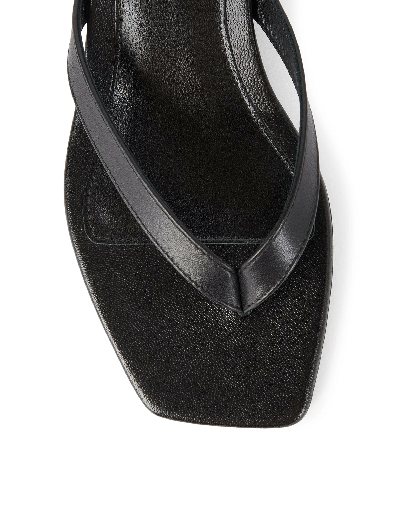 LEATHER HEEL FLIP FLOPS - Image 7