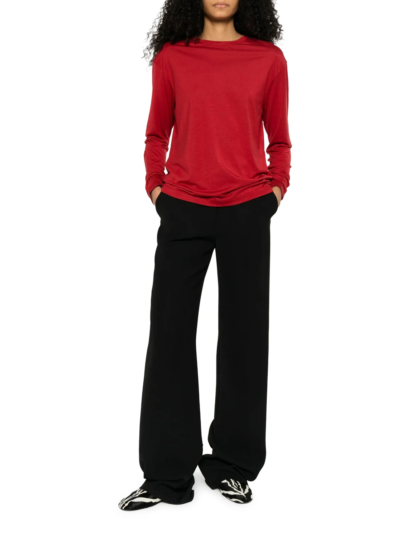 LONG-SLEEVED COTTON T-SHIRT - Image 2