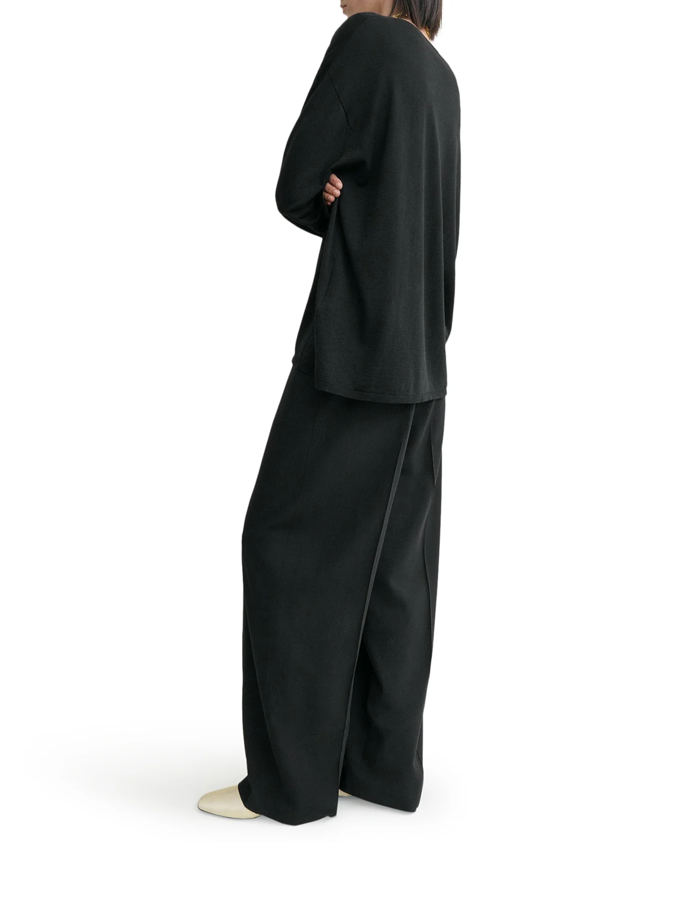 LONGLINE WOOL BLEND SWEATER - Image 4