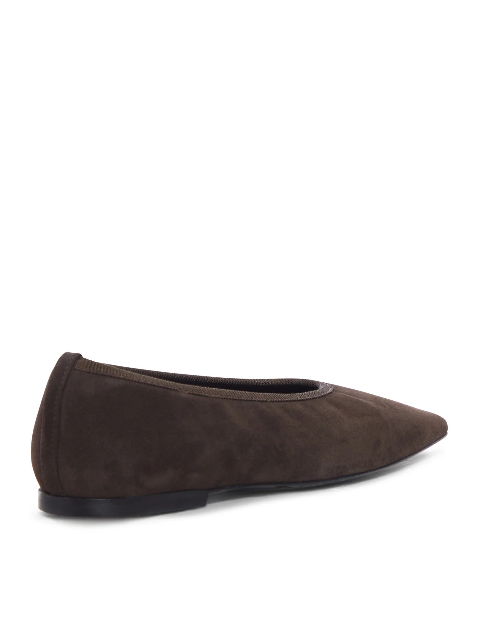 MINIMALIST SUEDE BALLET FLATS - Image 3