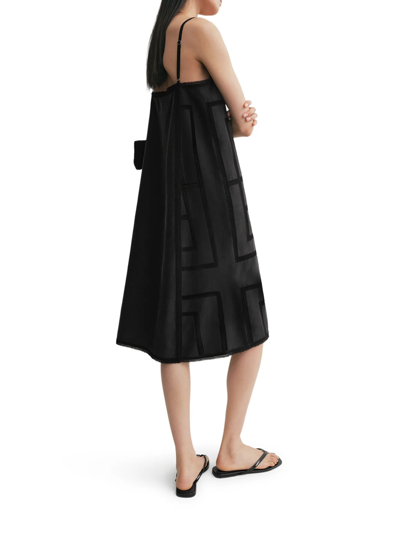 MONOGRAM SILK DRESS - Image 3