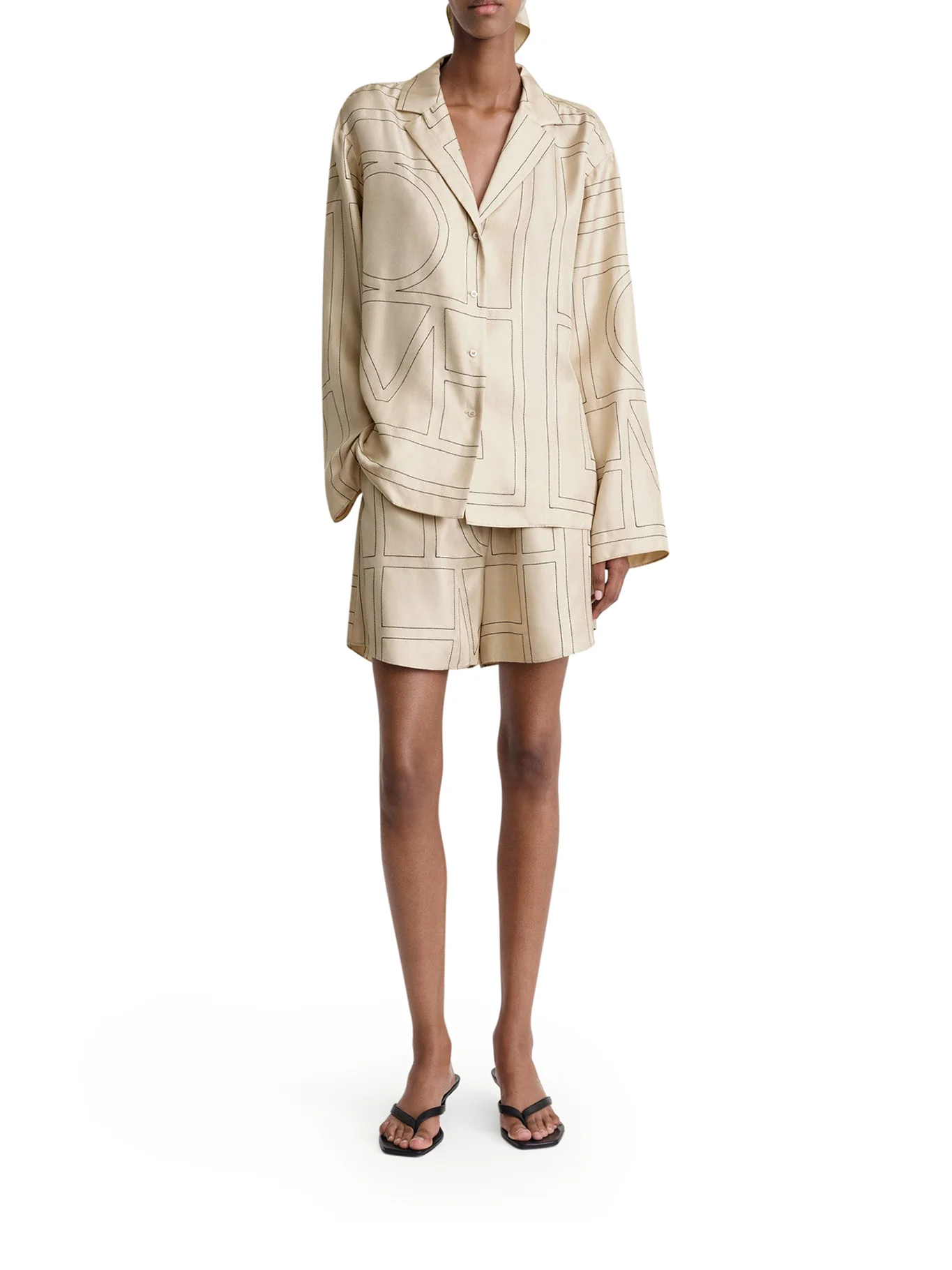 MONOGRAM SILK SHORTS - Image 2