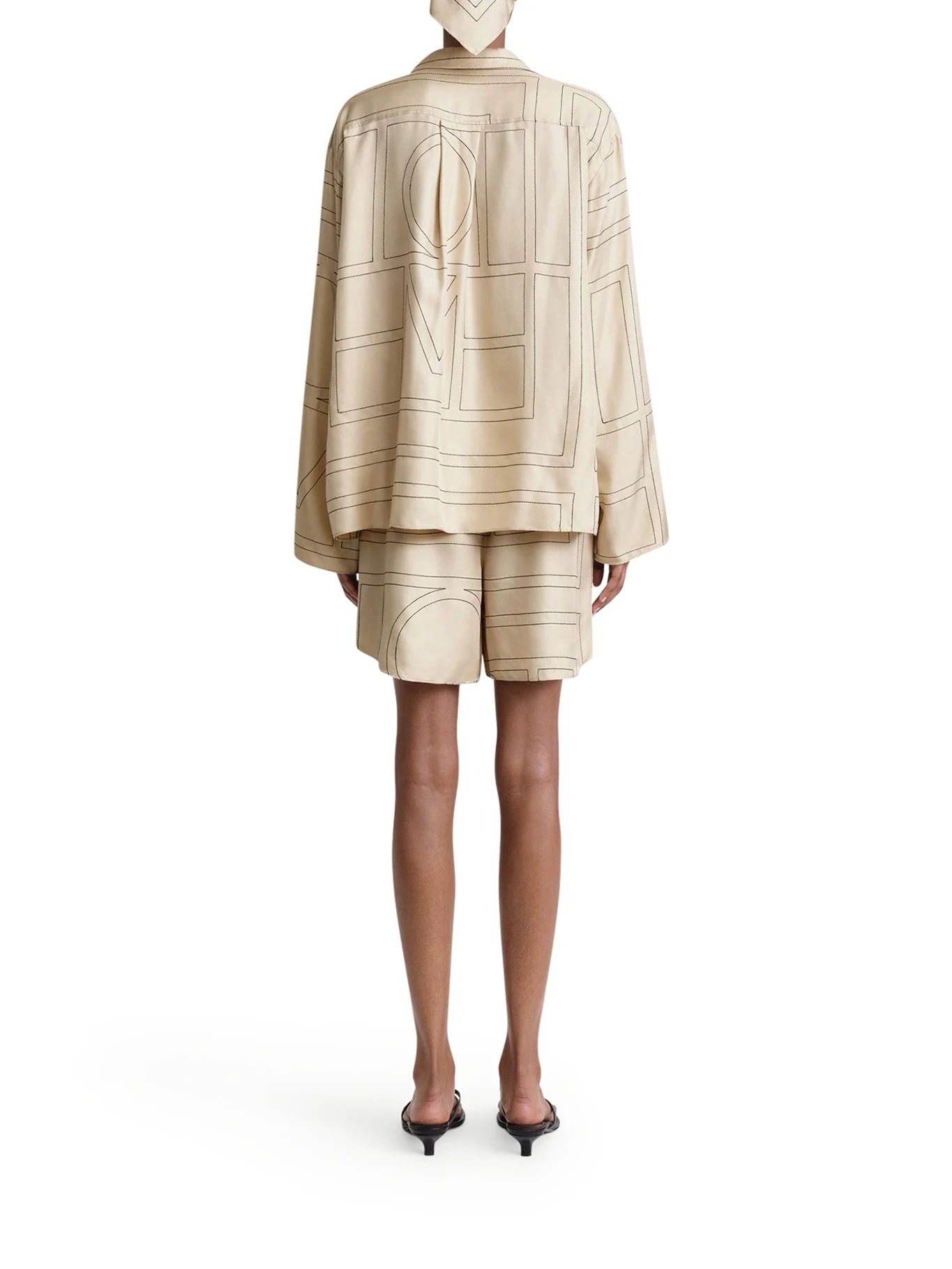MONOGRAM SILK SHORTS - Image 4