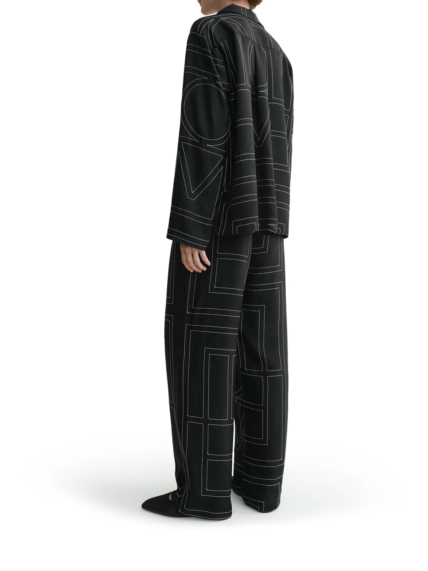 SILK SHIRT WITH MONOGRAM - Image 4