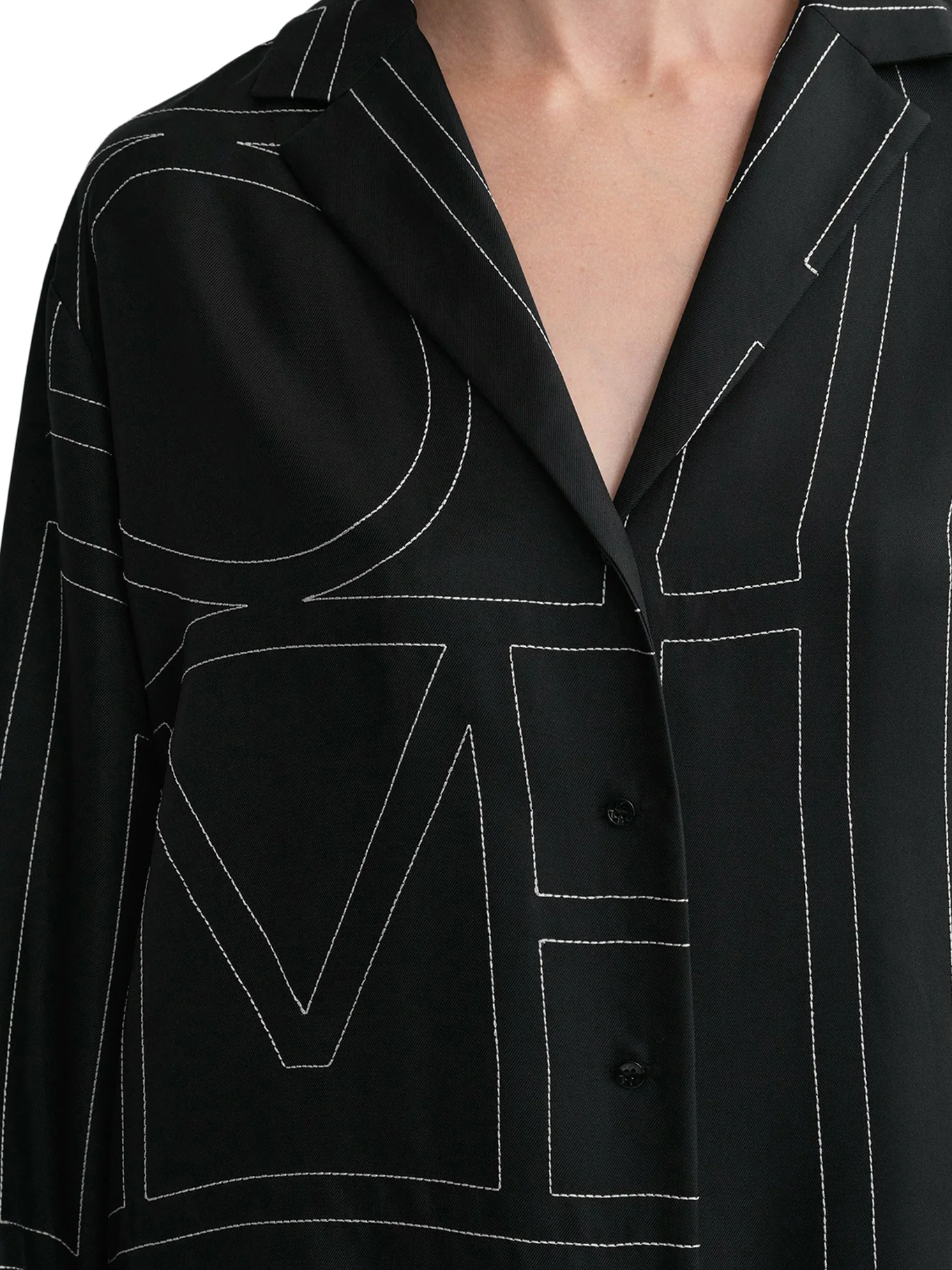 SILK SHIRT WITH MONOGRAM - Image 6