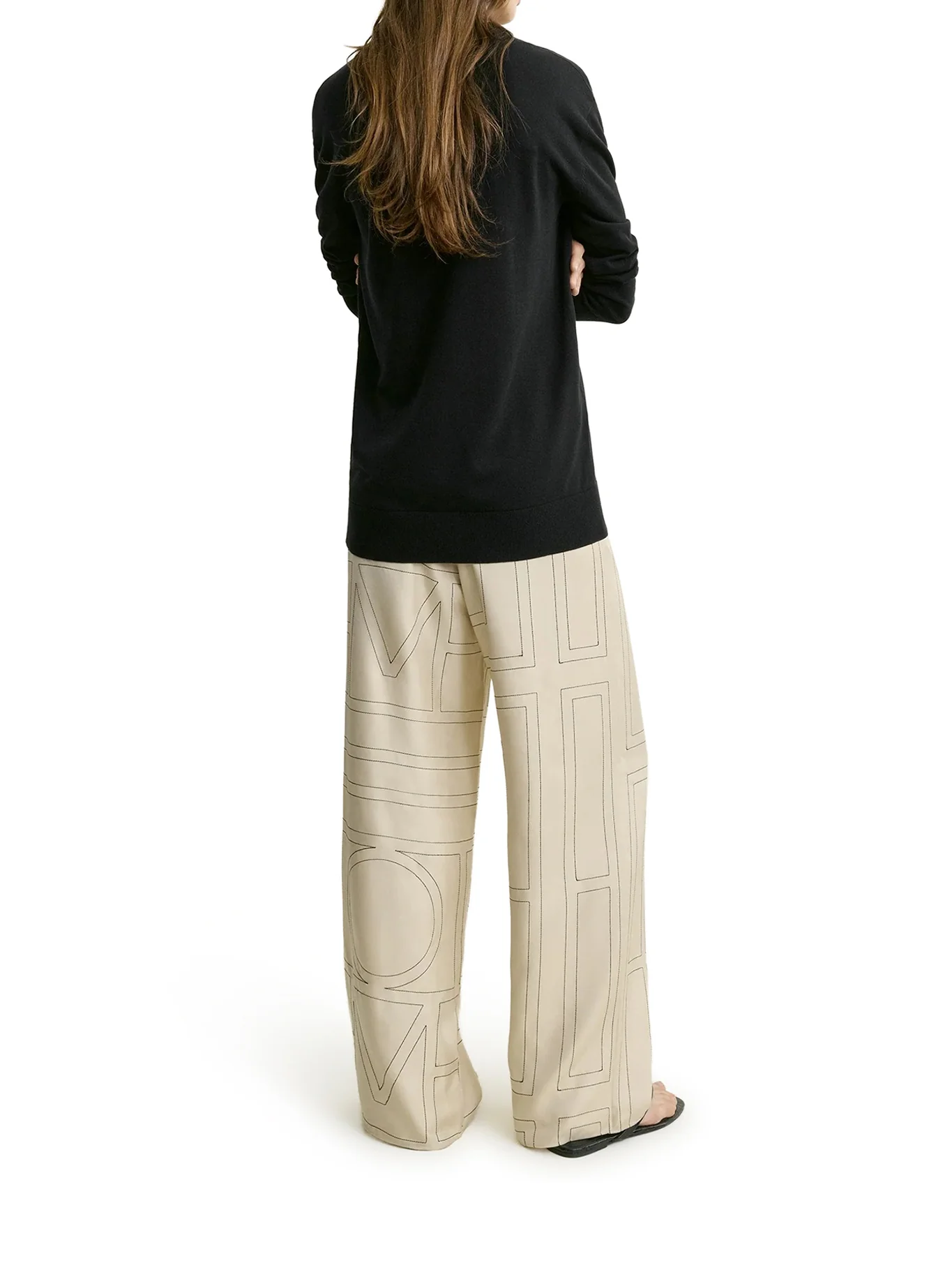 MONOGRAM SILK TROUSERS - Image 4