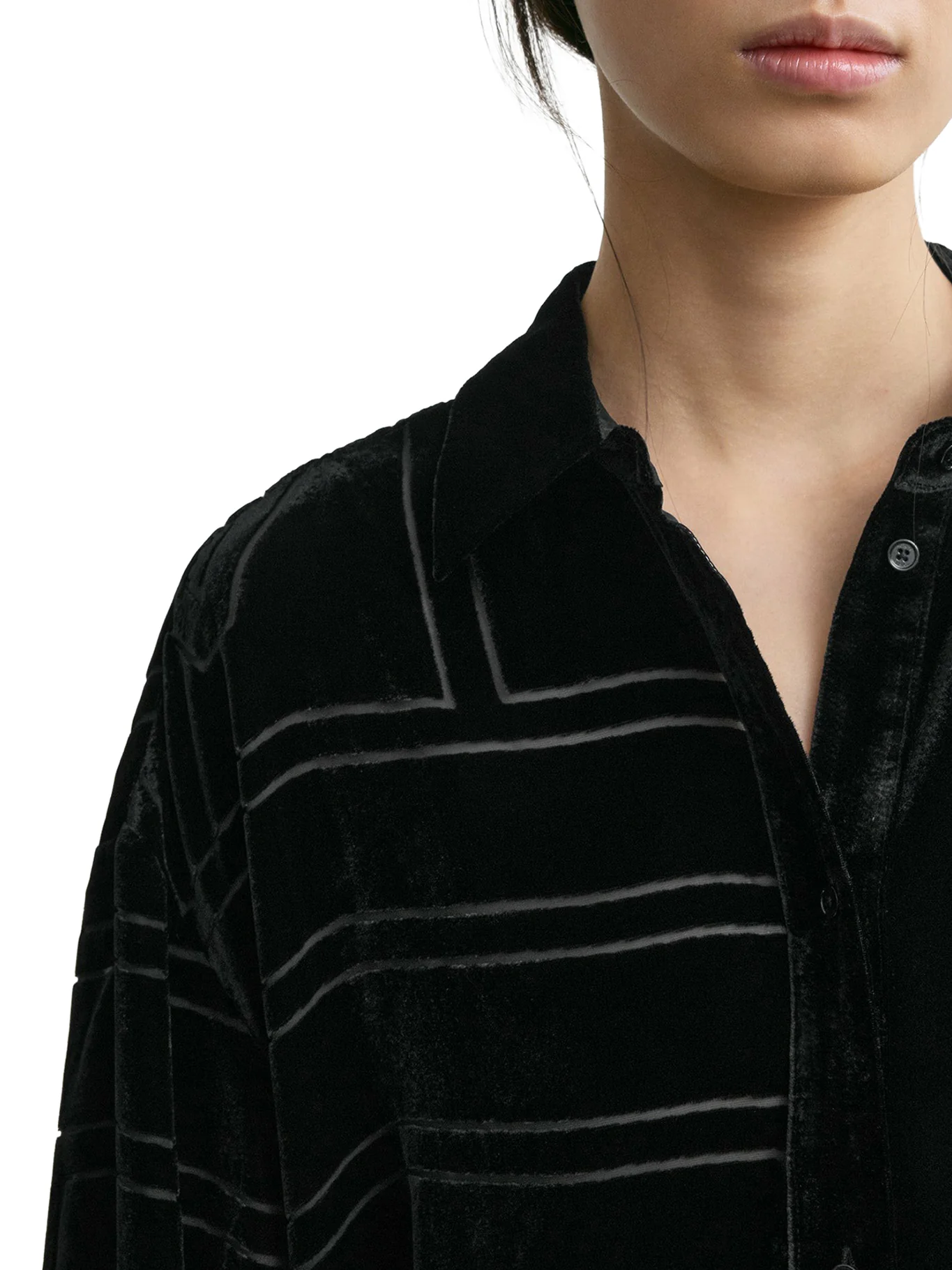 OVERSIZED DEVORÉ SHIRT - Image 6