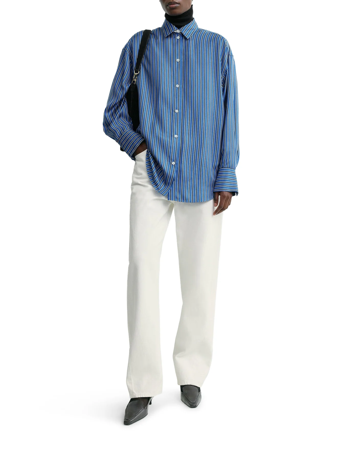 OVERSIZED STRIPED SHIRT - Image 2