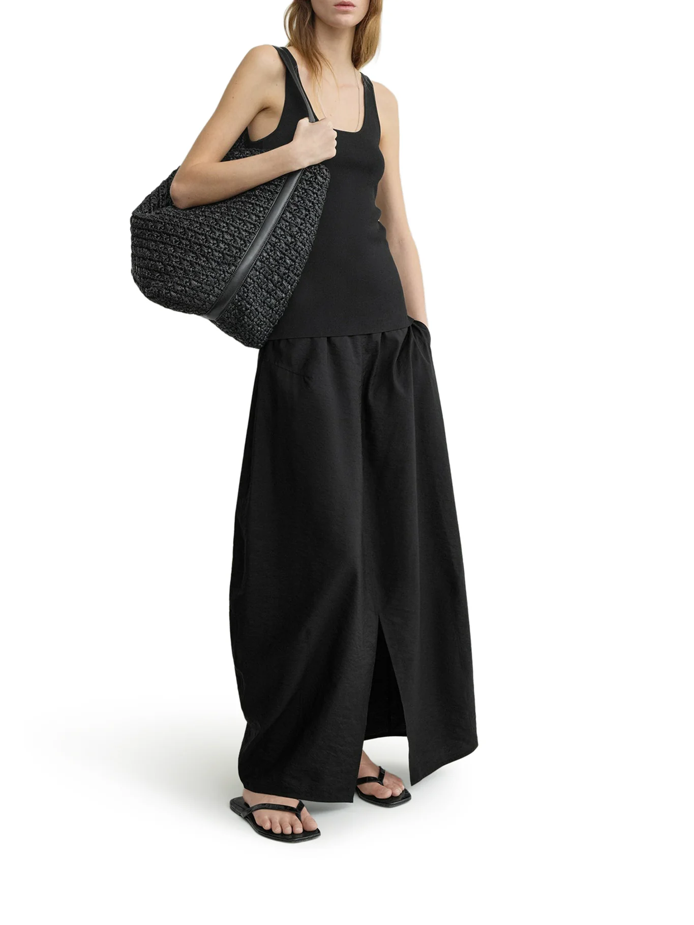 PARACHUTE SKIRT IN SILK - Image 2