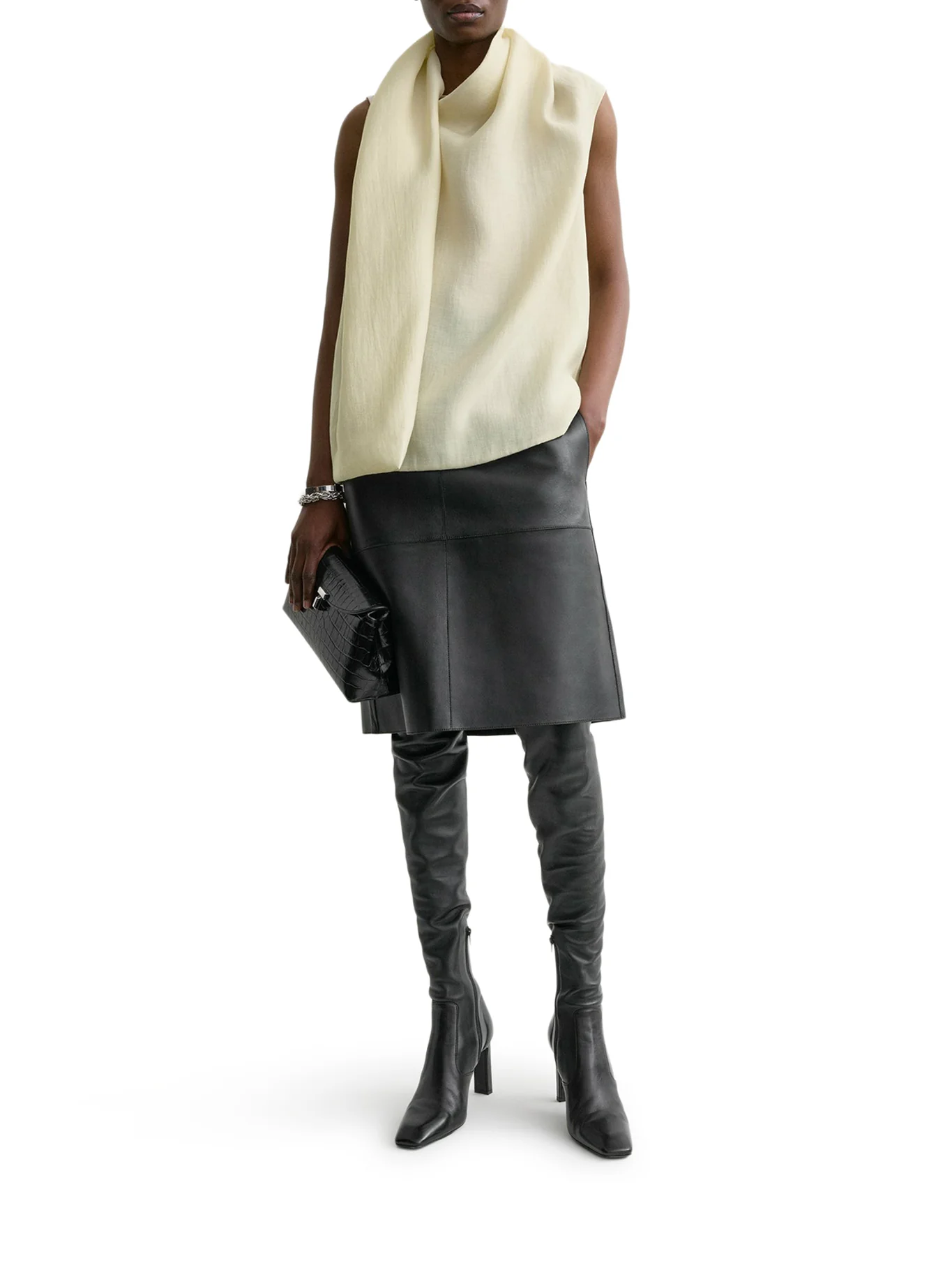 SCARF NECK BLOUSE - Image 2