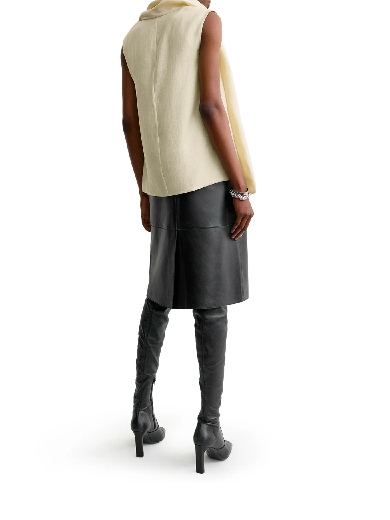 SCARF NECK BLOUSE - Image 3