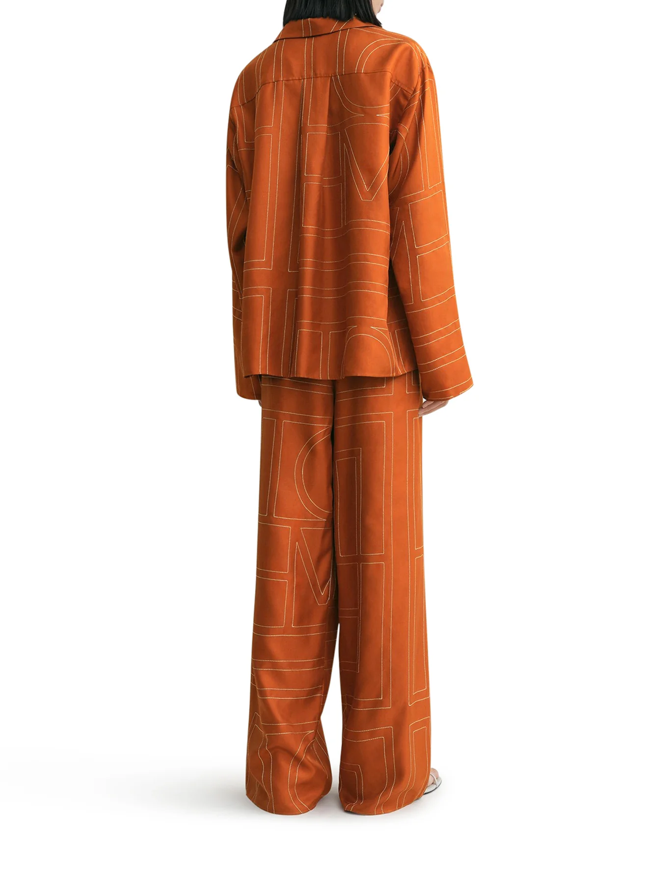SILK SHIRT WITH MONOGRAM - Image 4