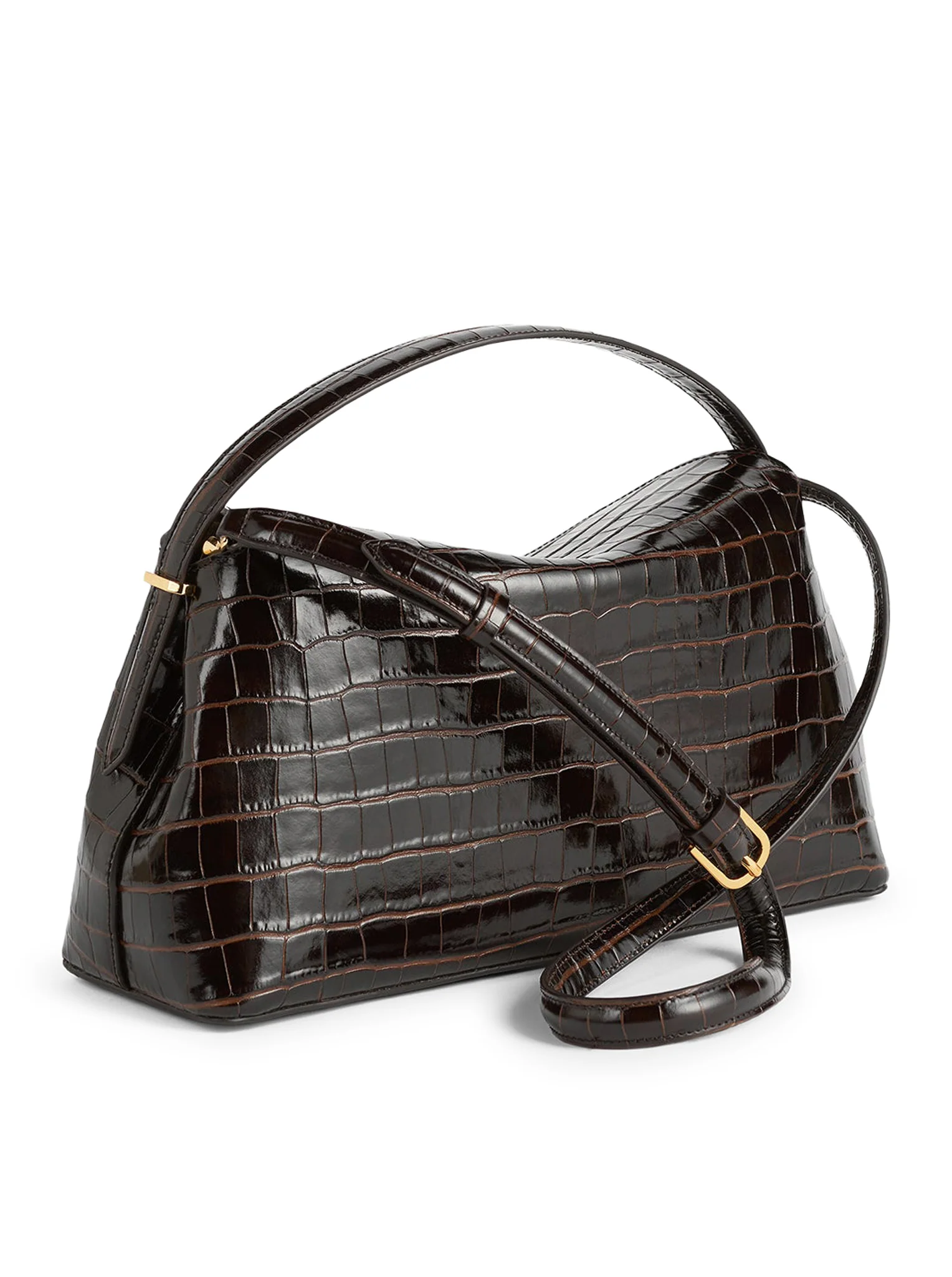 T-LOCK BAG WITH CROCODILE PRINT - Image 4