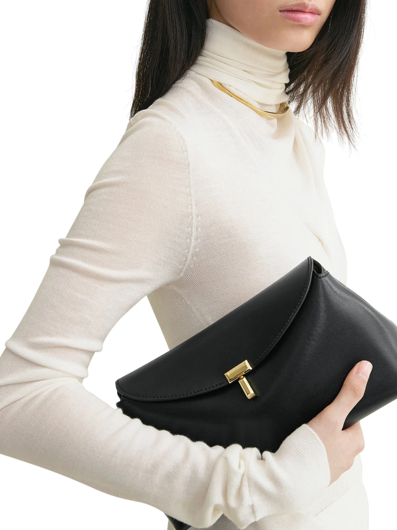 SMOOTH CALFSKIN T-LOCK BAG - Image 3