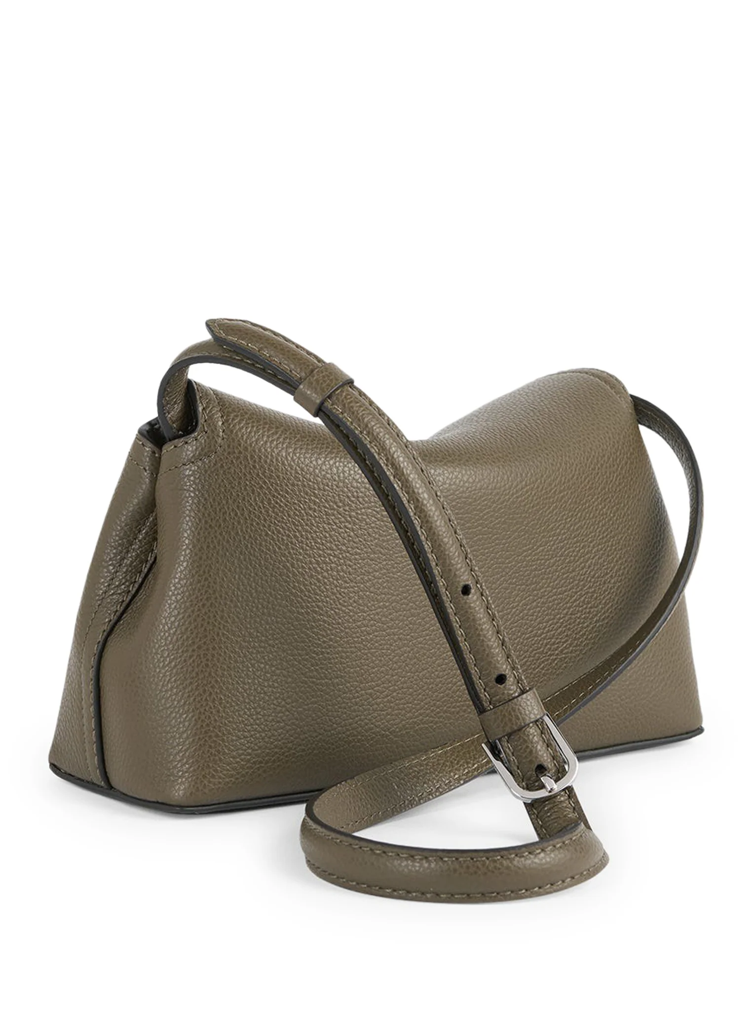T-LOCK HAMMERED LEATHER CLUTCH - Image 4