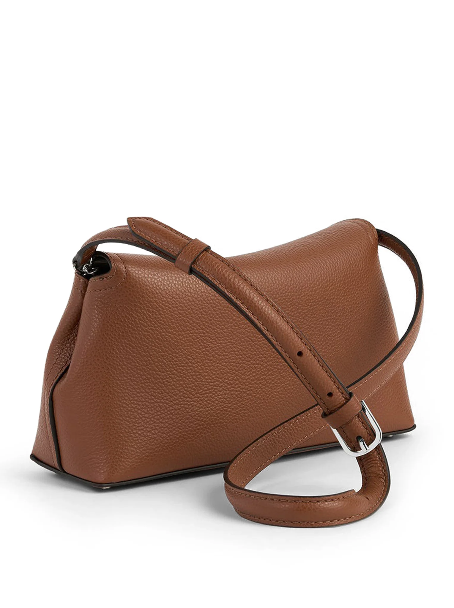 T-LOCK HAMMERED LEATHER CLUTCH - Image 4