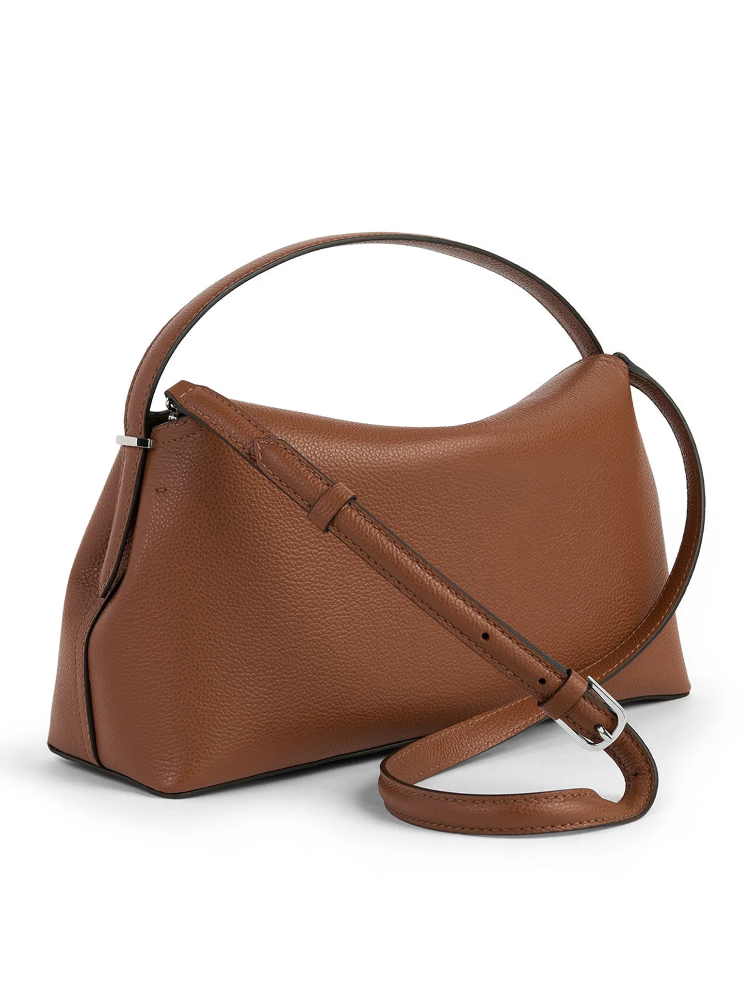 T-LOCK HANDBAG IN GRAINED LEATHER - Image 4