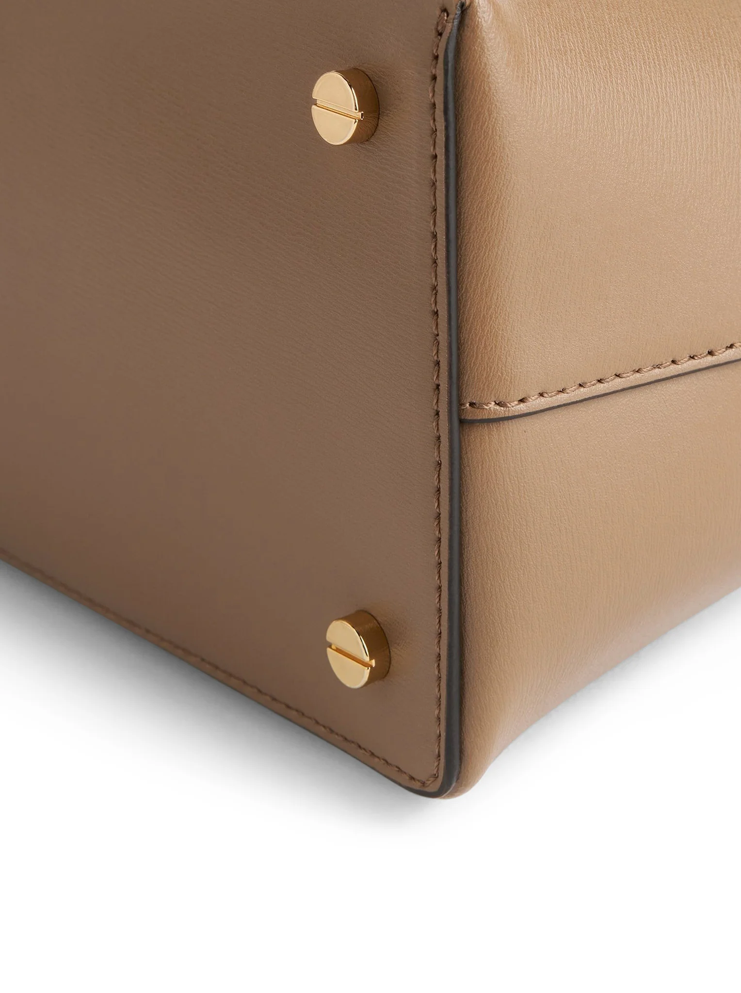 T-LOCK LEATHER TOP HANDLE CAMEL - Image 5