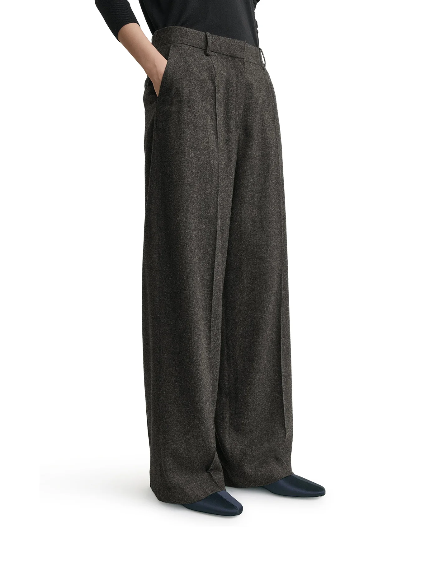 TAILORED FLANNEL TROUSERS - Image 3