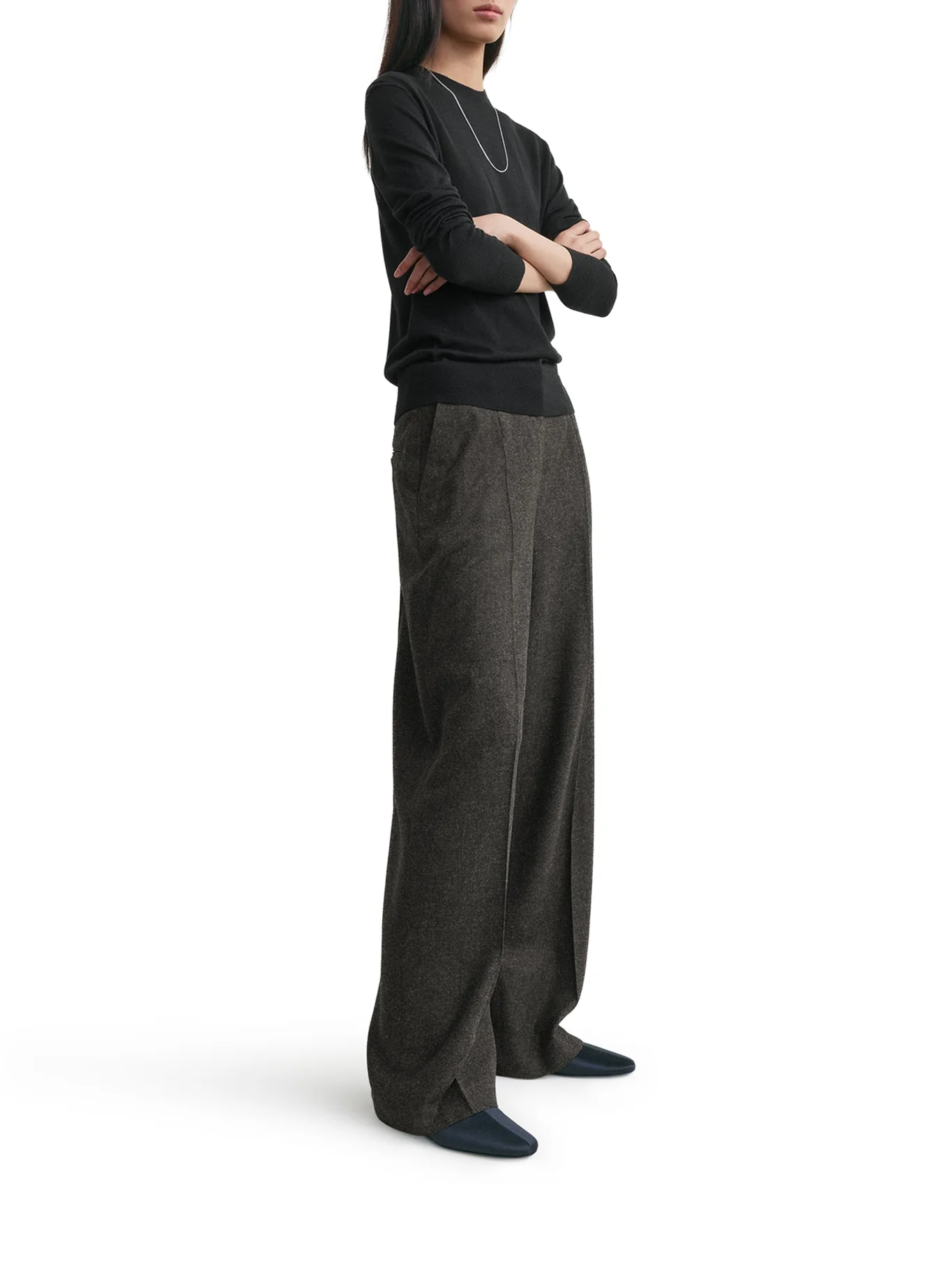 TAILORED FLANNEL TROUSERS - Image 5