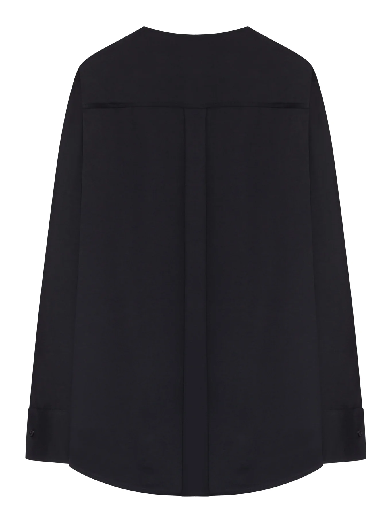 V-NECK COTTON POPLIN BLOUSE - Image 2