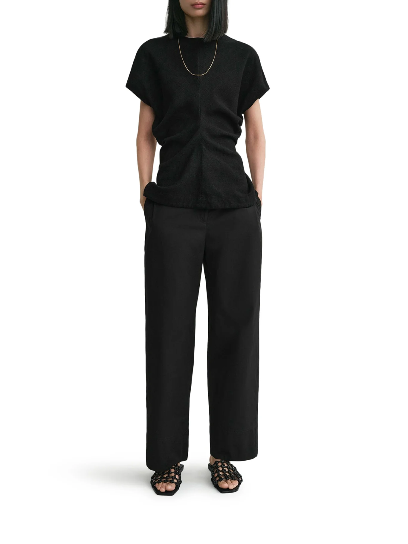 TOP WITH VISCOSE DRAPE - Image 2