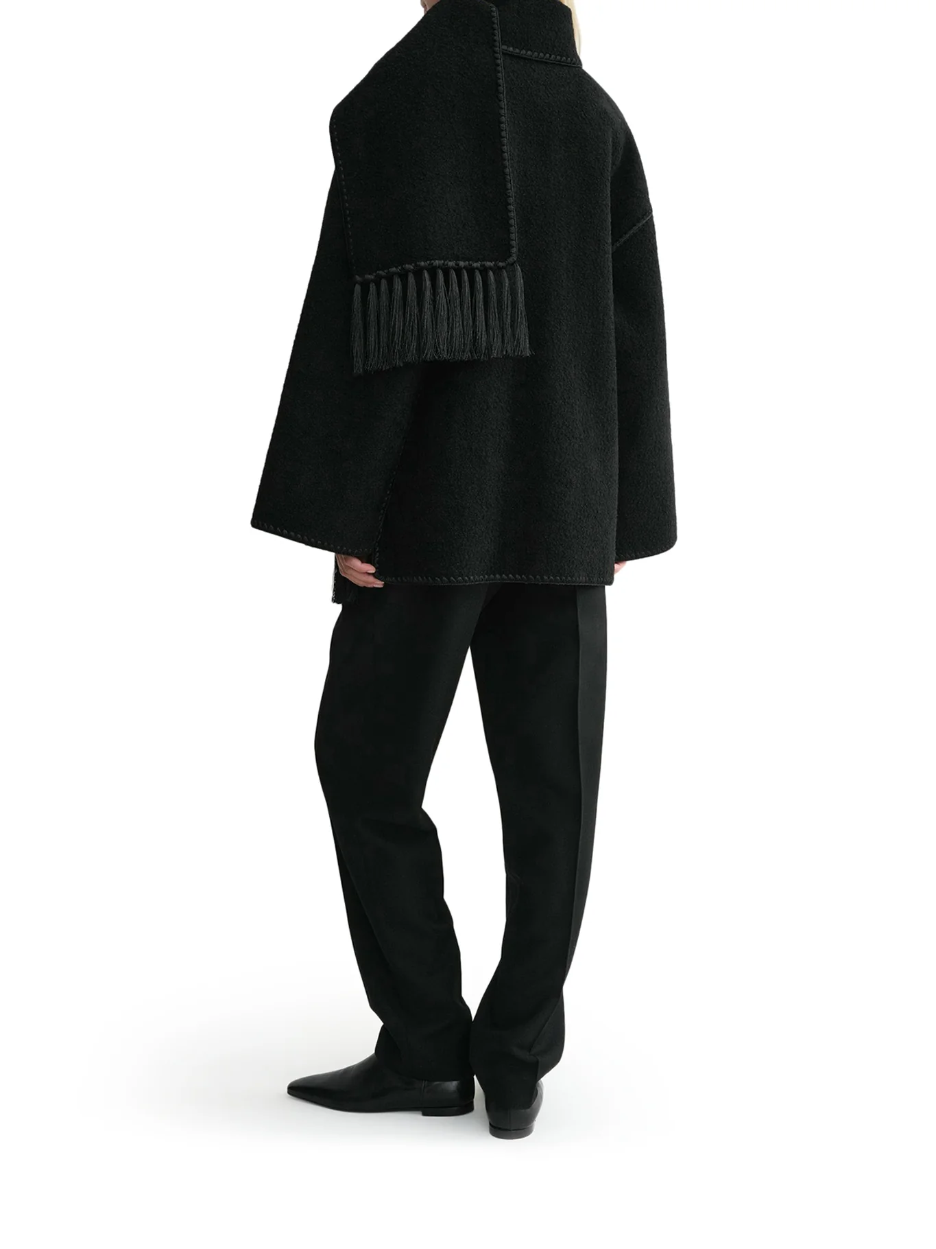 WOOL JACKET WITH SCARF - Image 4