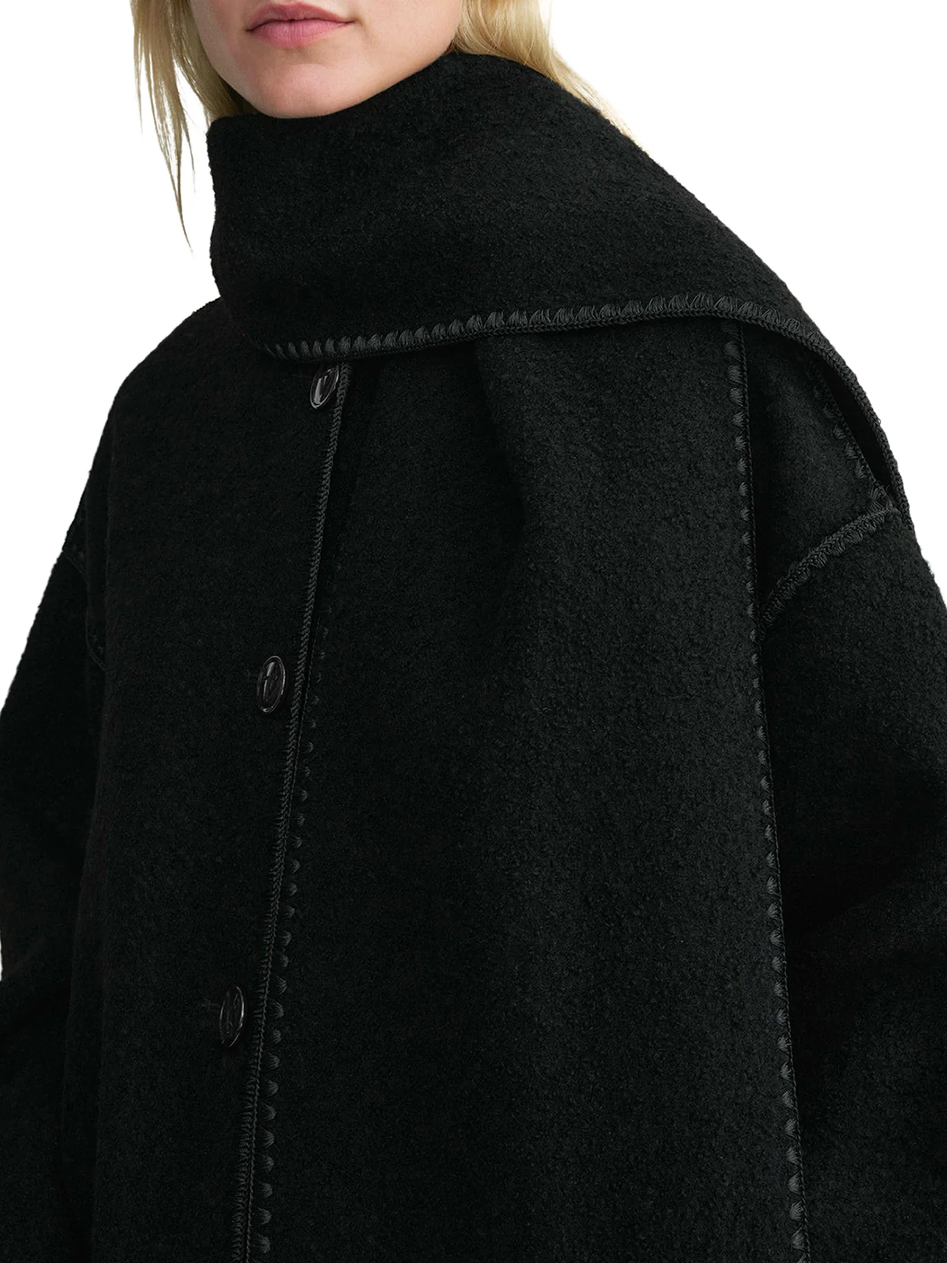 WOOL JACKET WITH SCARF - Image 6
