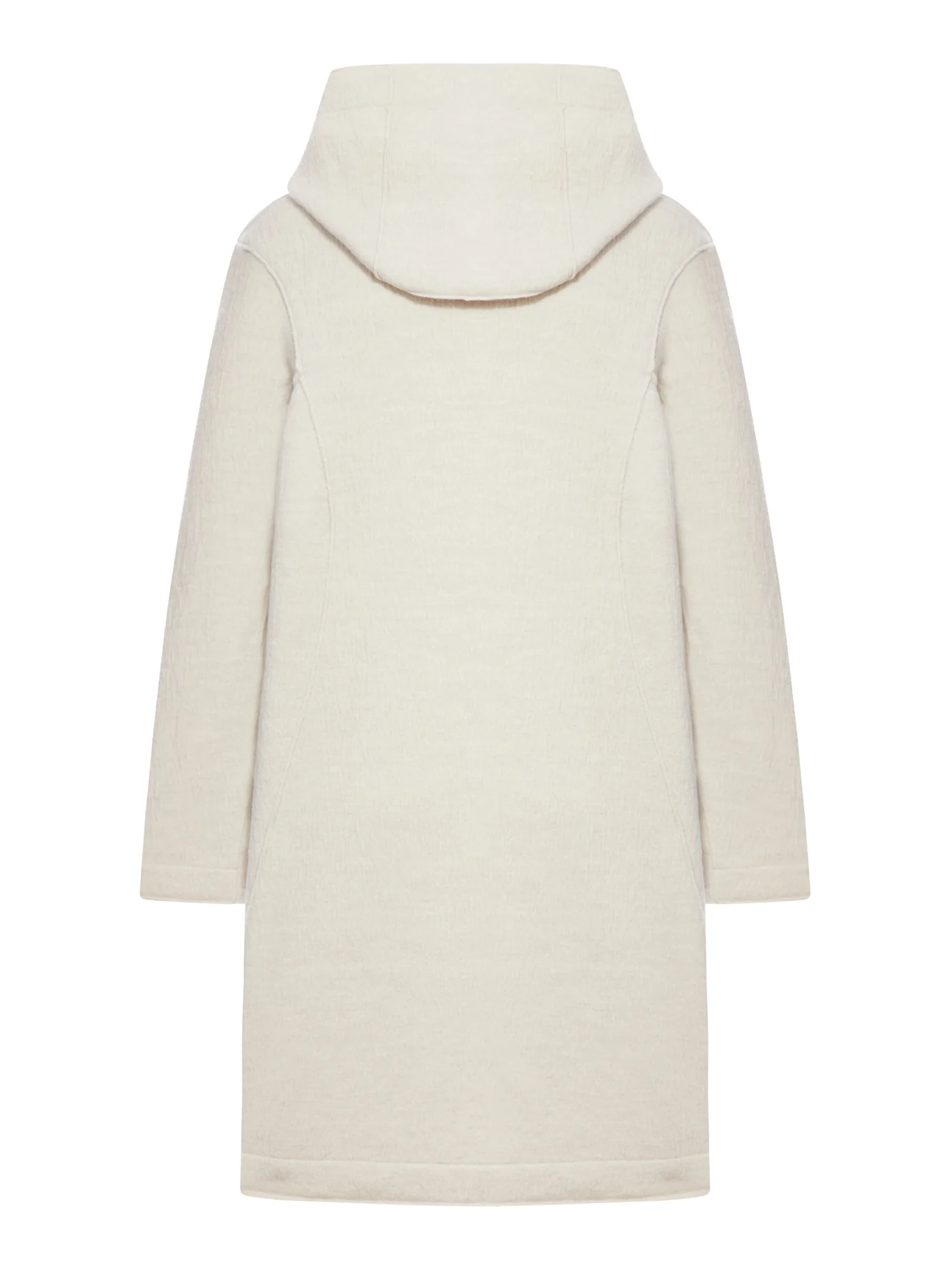 COMFORT FIT HOODED JACKET IN BOILED WOOL - Image 2