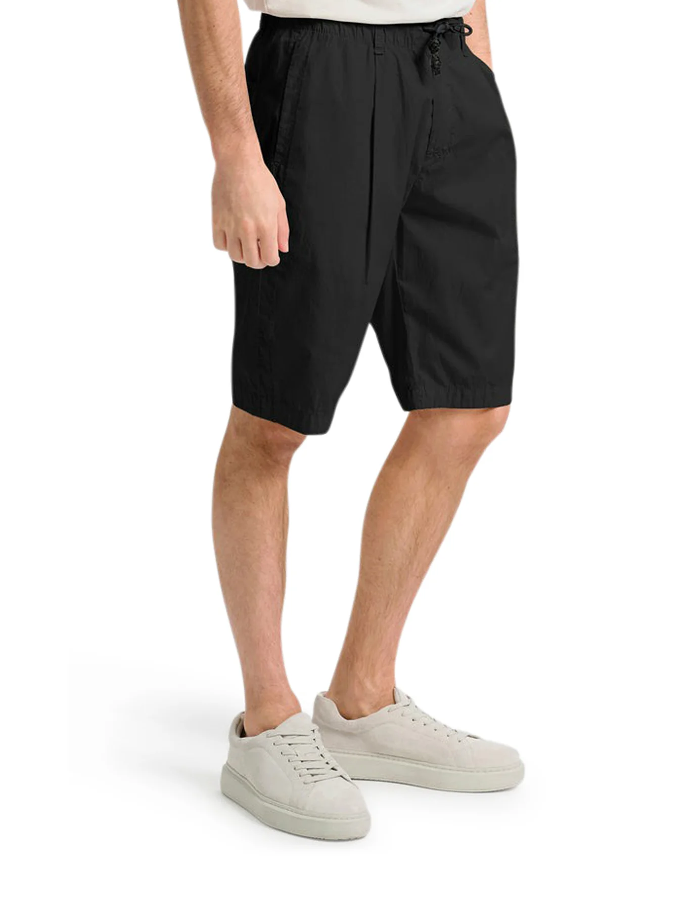 LIGHTWEIGHT COTTON BERMUDA SHORTS WITH DRAWSTRING - Image 5