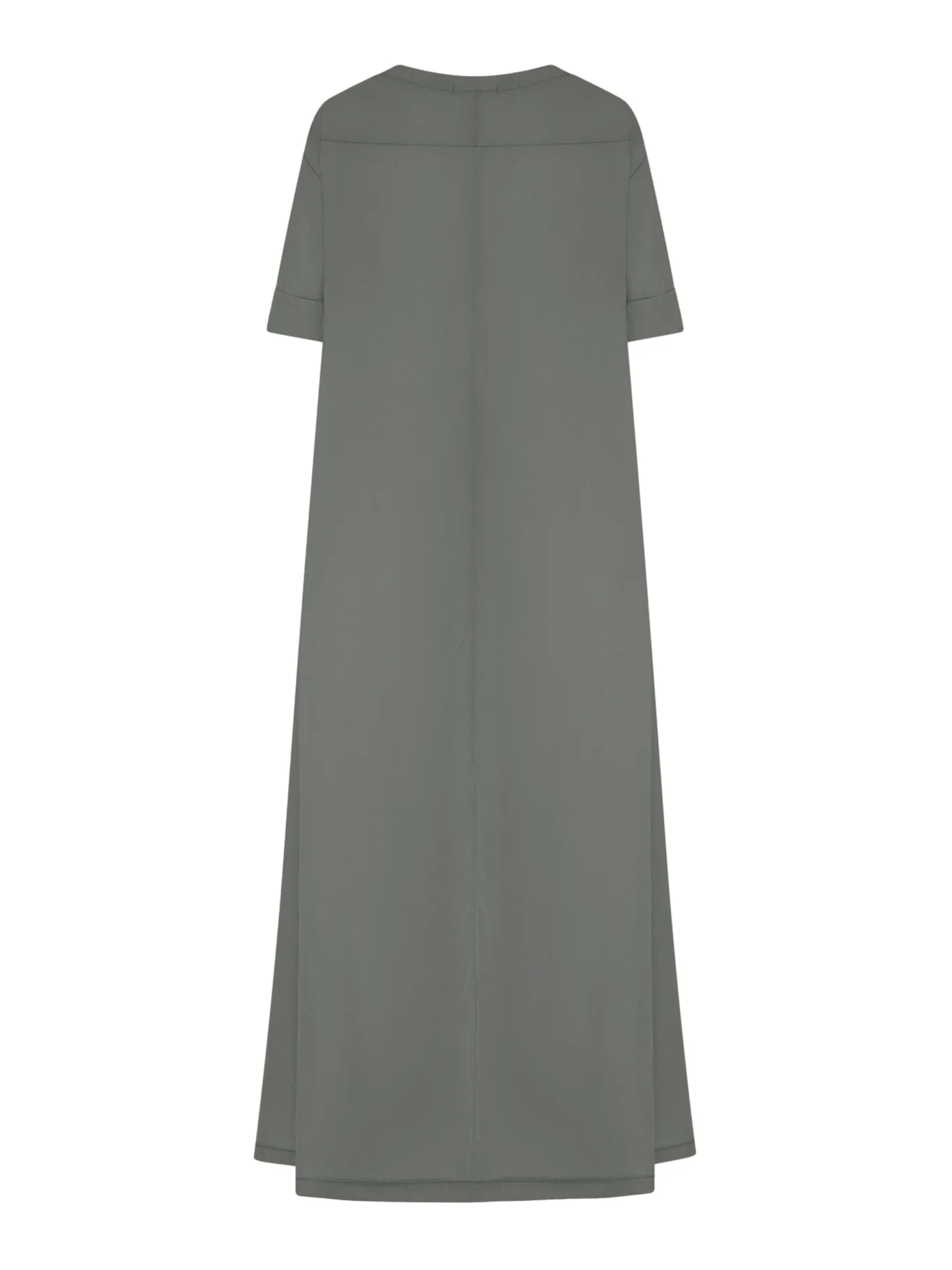 MINIMAL LONG LINEN DRESS - Image 2