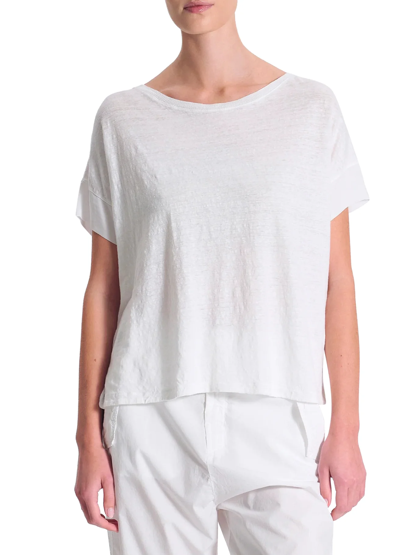 OVERSIZED T-SHIRT MADE OF DOUBLE FABRIC - Image 2