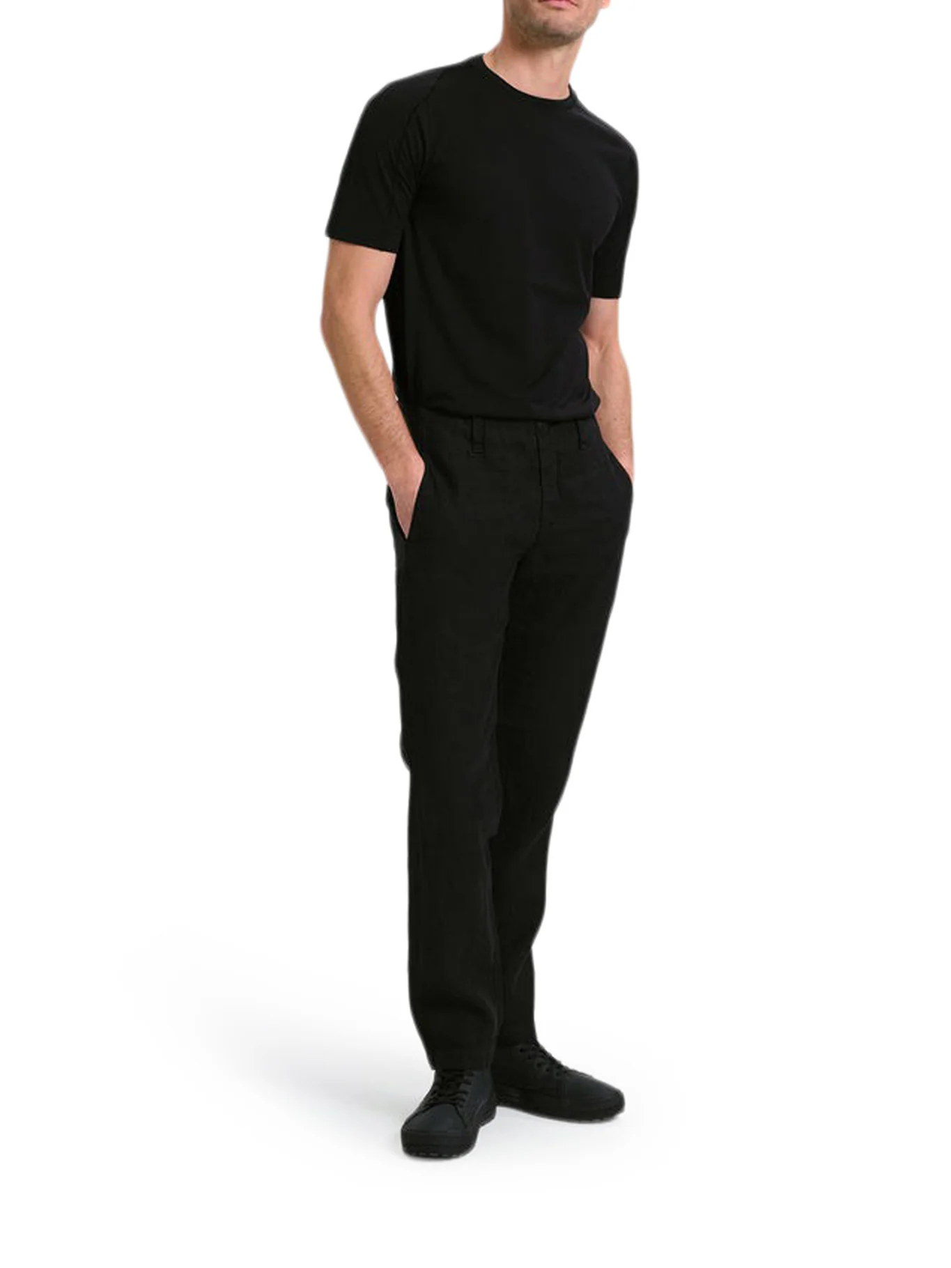 REGULAR-FIT LINEN TROUSERS - Image 2