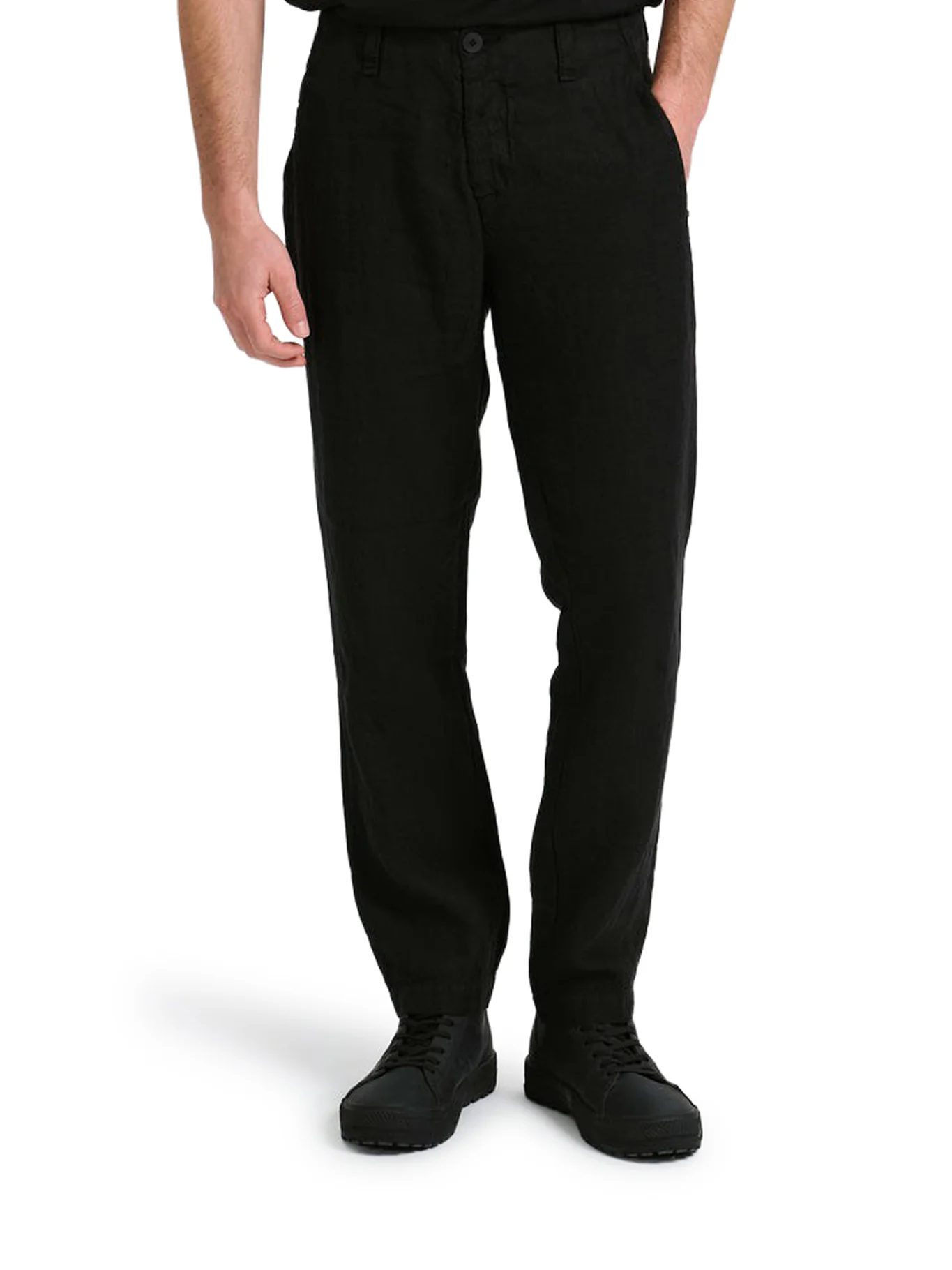 REGULAR-FIT LINEN TROUSERS - Image 3