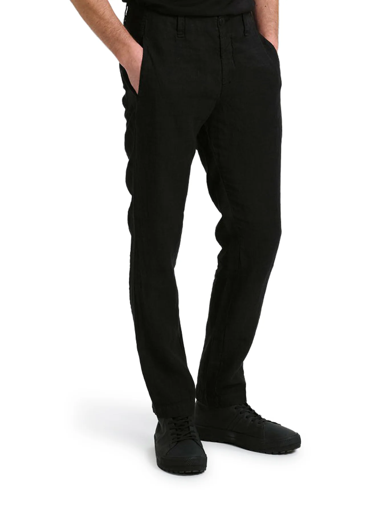 REGULAR-FIT LINEN TROUSERS - Image 5