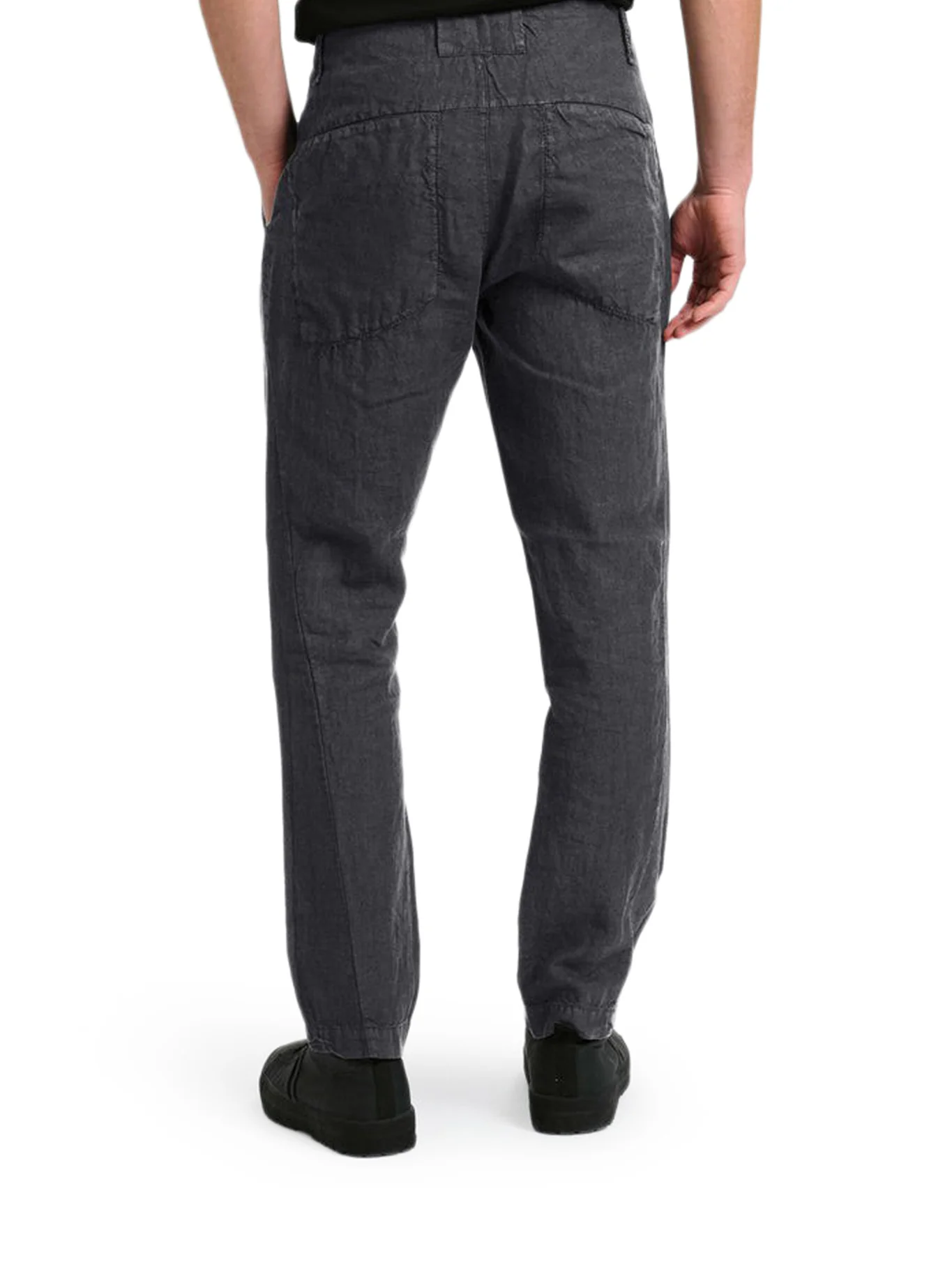 REGULAR-FIT LINEN TROUSERS - Image 4