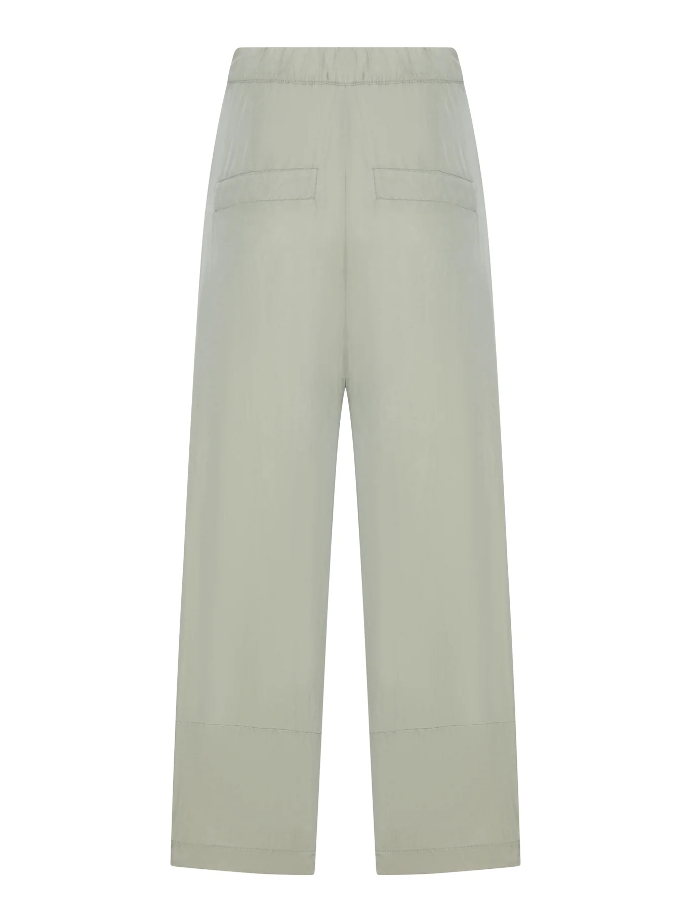 SILK BLEND WIDE-LEG CROPPED TROUSERS - Image 2