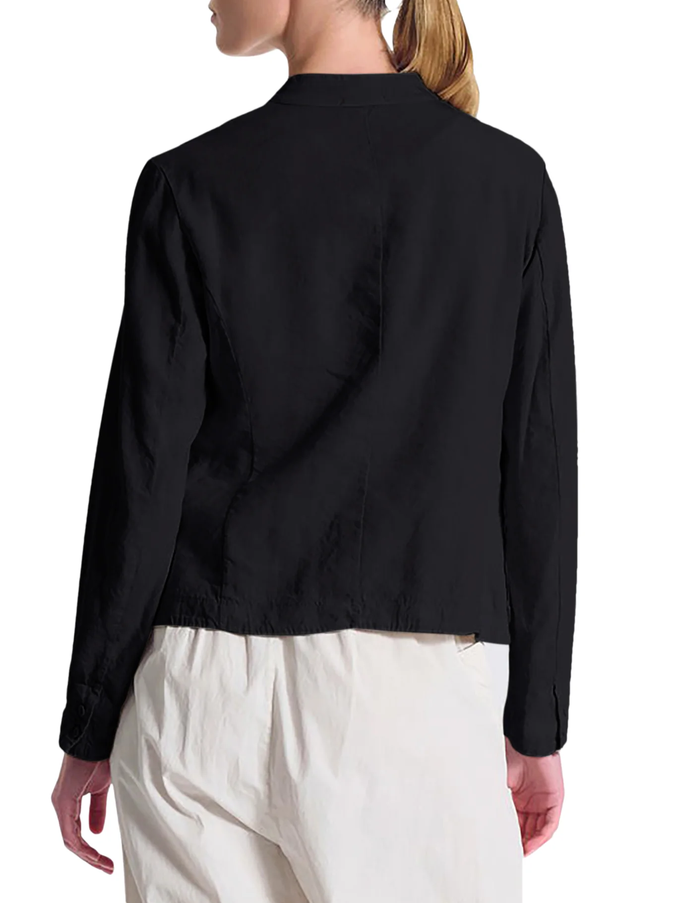 STRETCH LINEN BLEND JACKET - Image 4