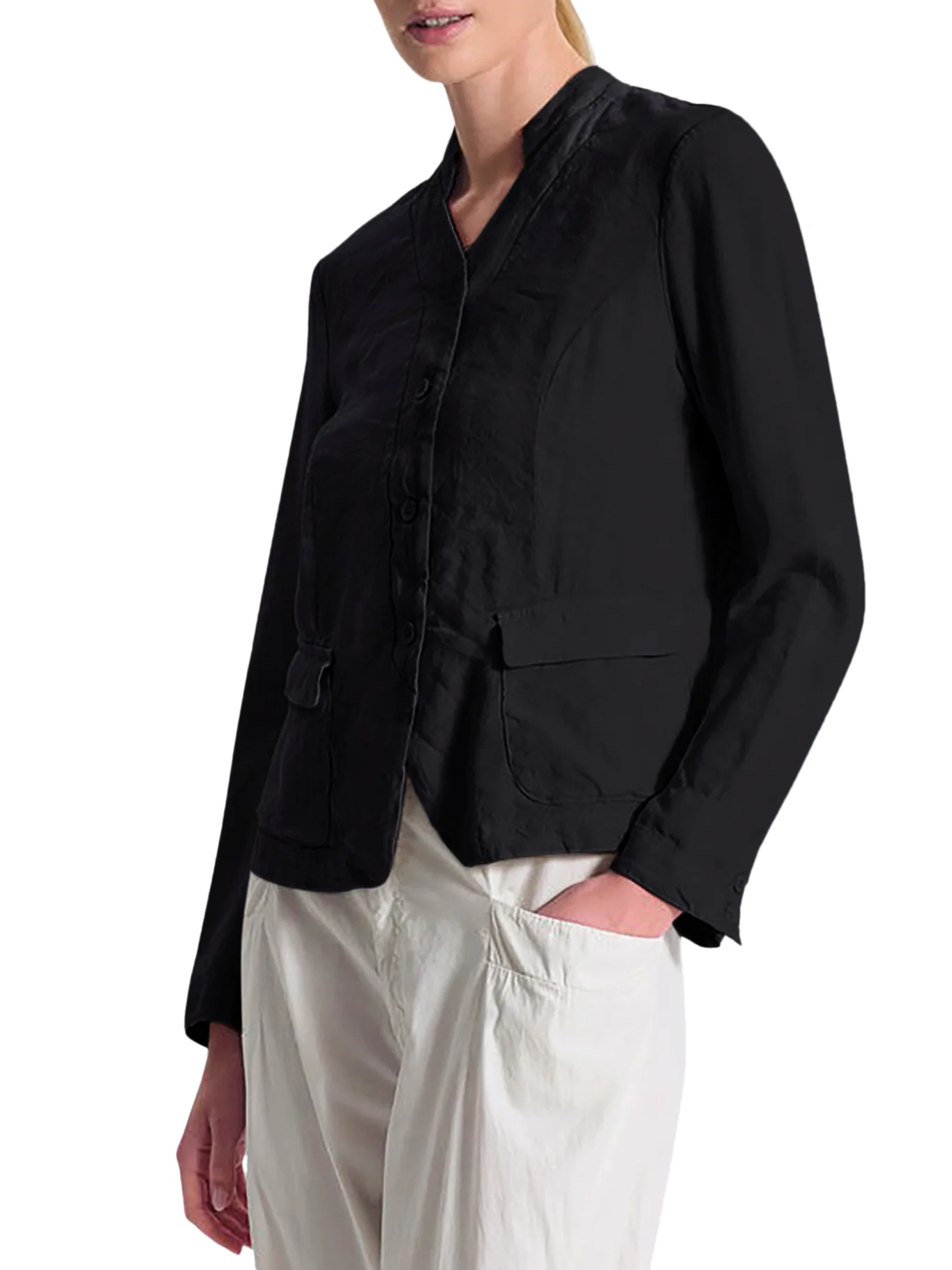 STRETCH LINEN BLEND JACKET - Image 5