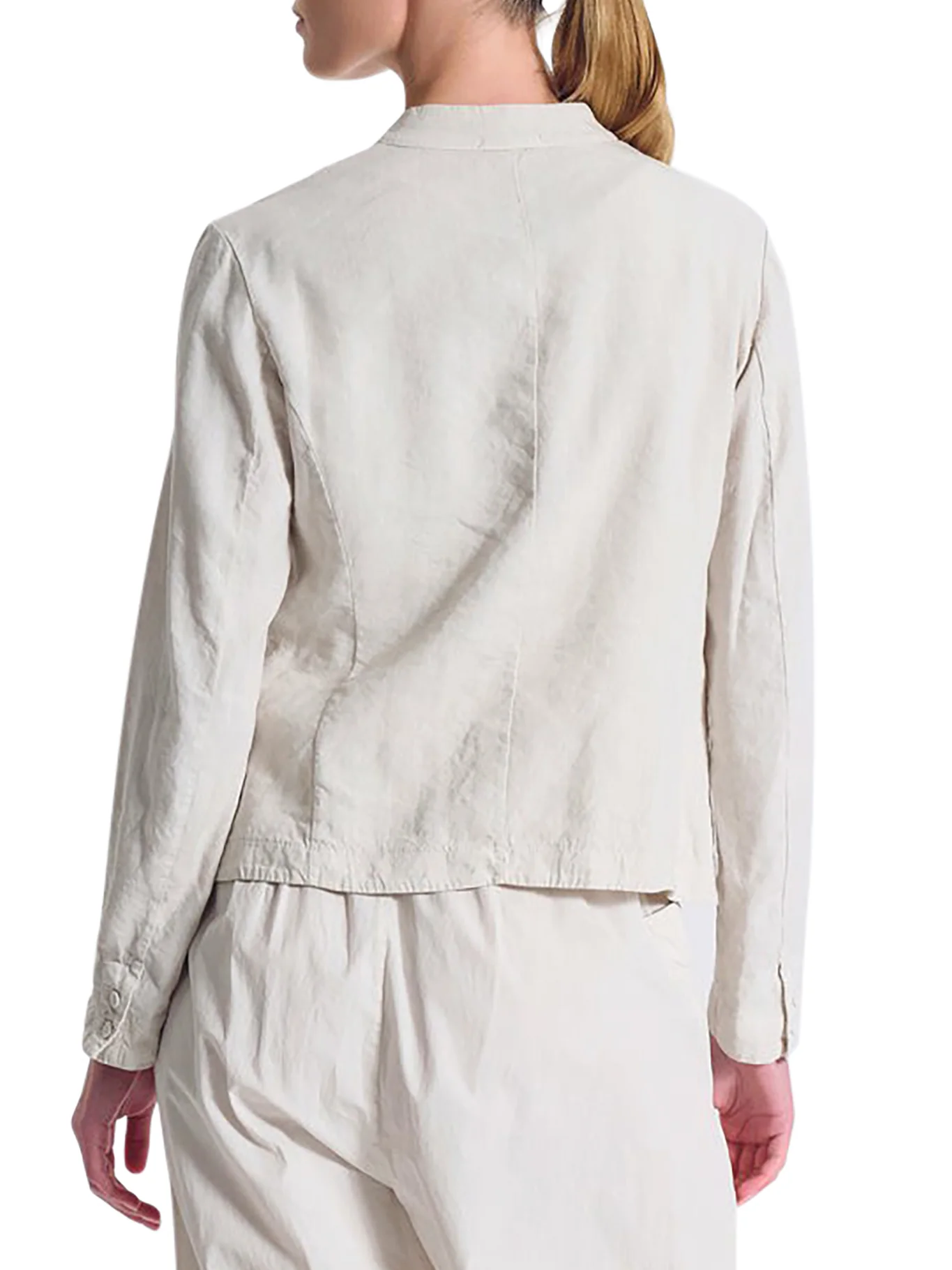 STRETCH LINEN BLEND JACKET - Image 4