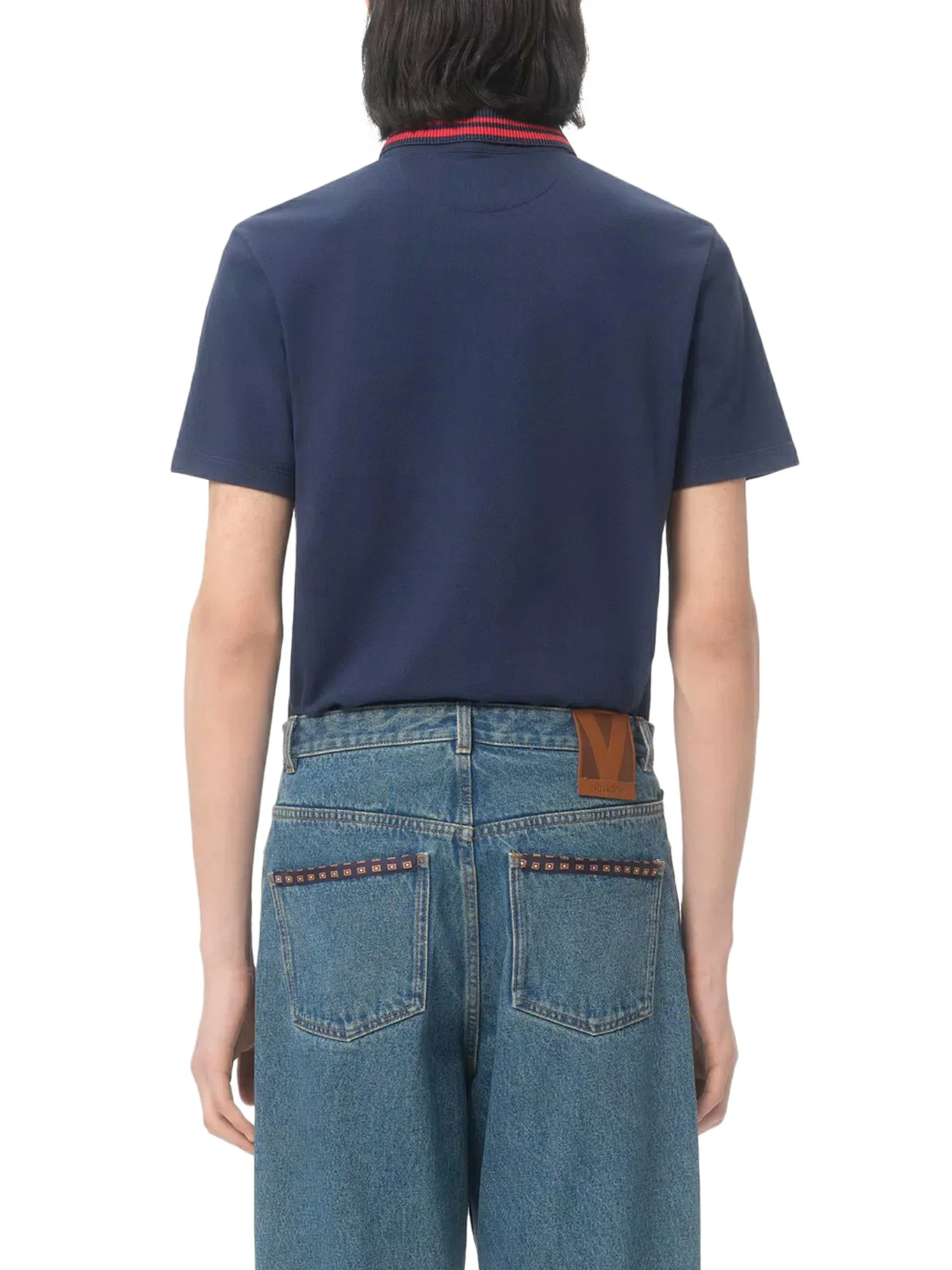 COTTON PIQUET POLO WITH VG EMBROIDERY - Image 4