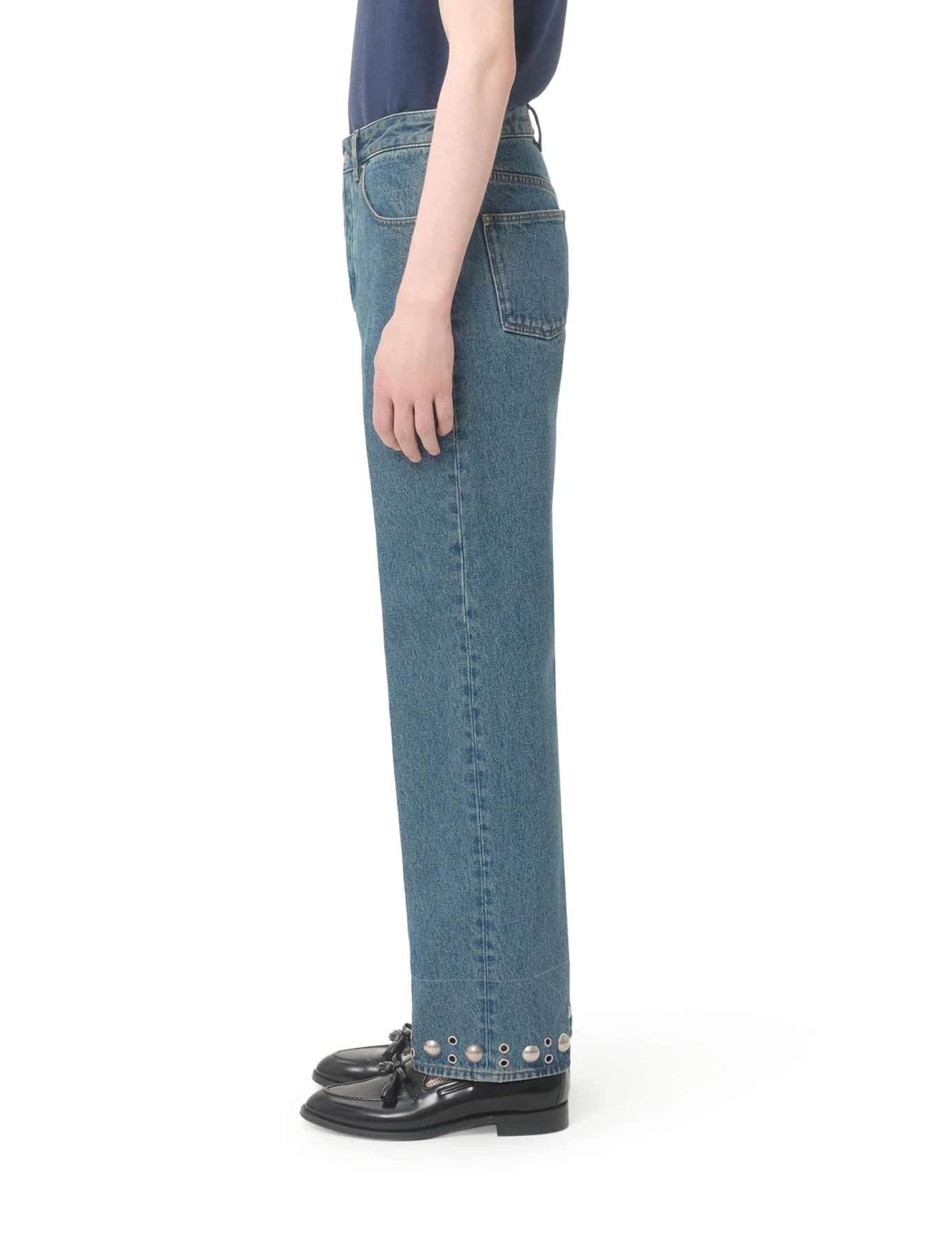 DENIM PANTS WITH CABOCHONS - Image 5