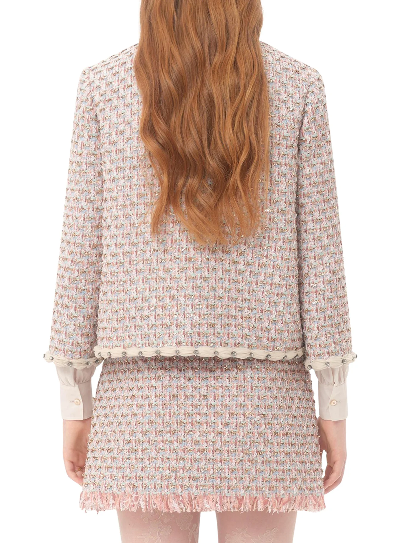 EMBROIDERED RIBBON TWEED JACKET - Image 4