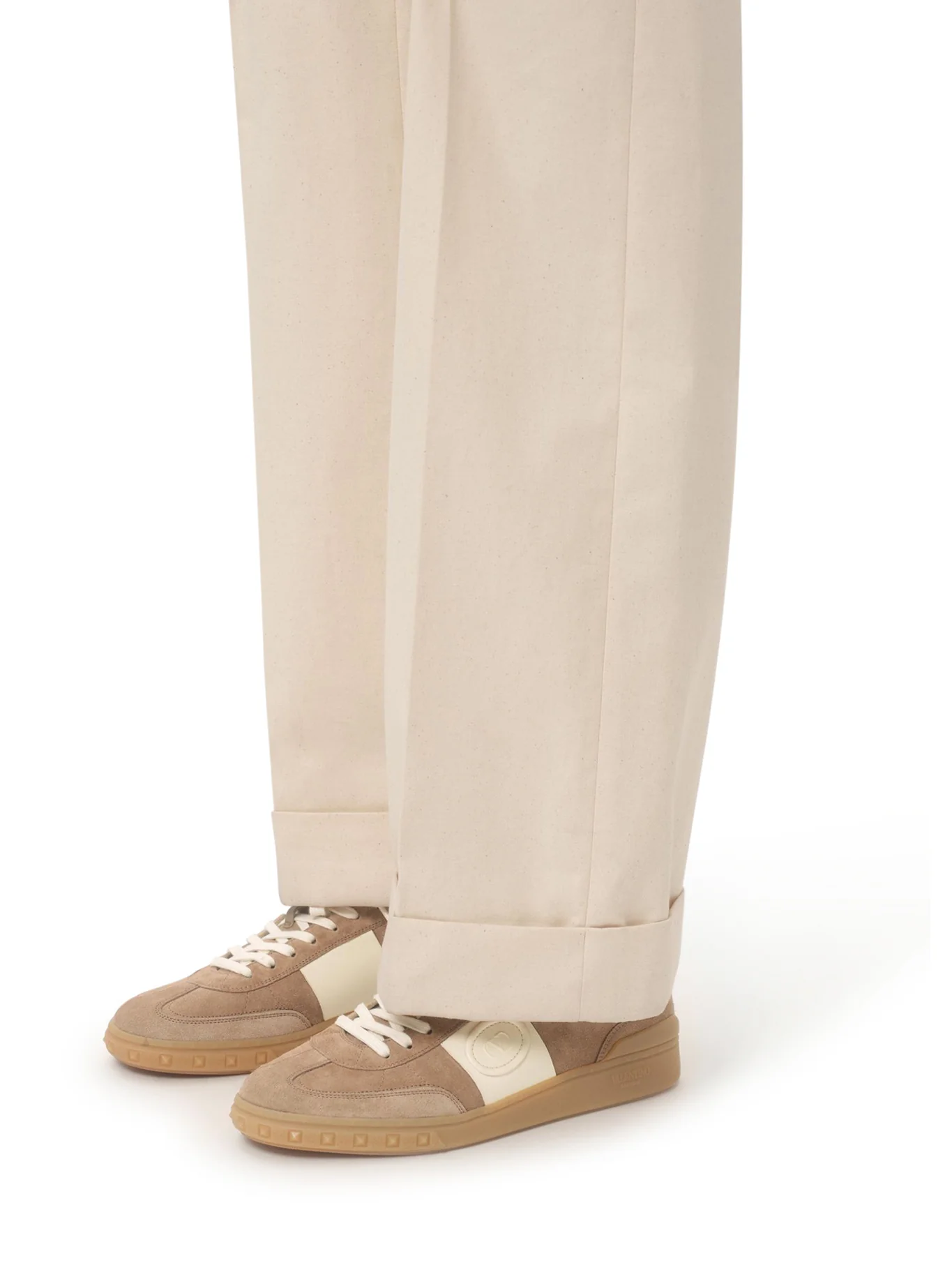 LOW TOP UPVILLAGE SNEAKER IN CRUST AND NAPPA CALFSKIN - Image 2
