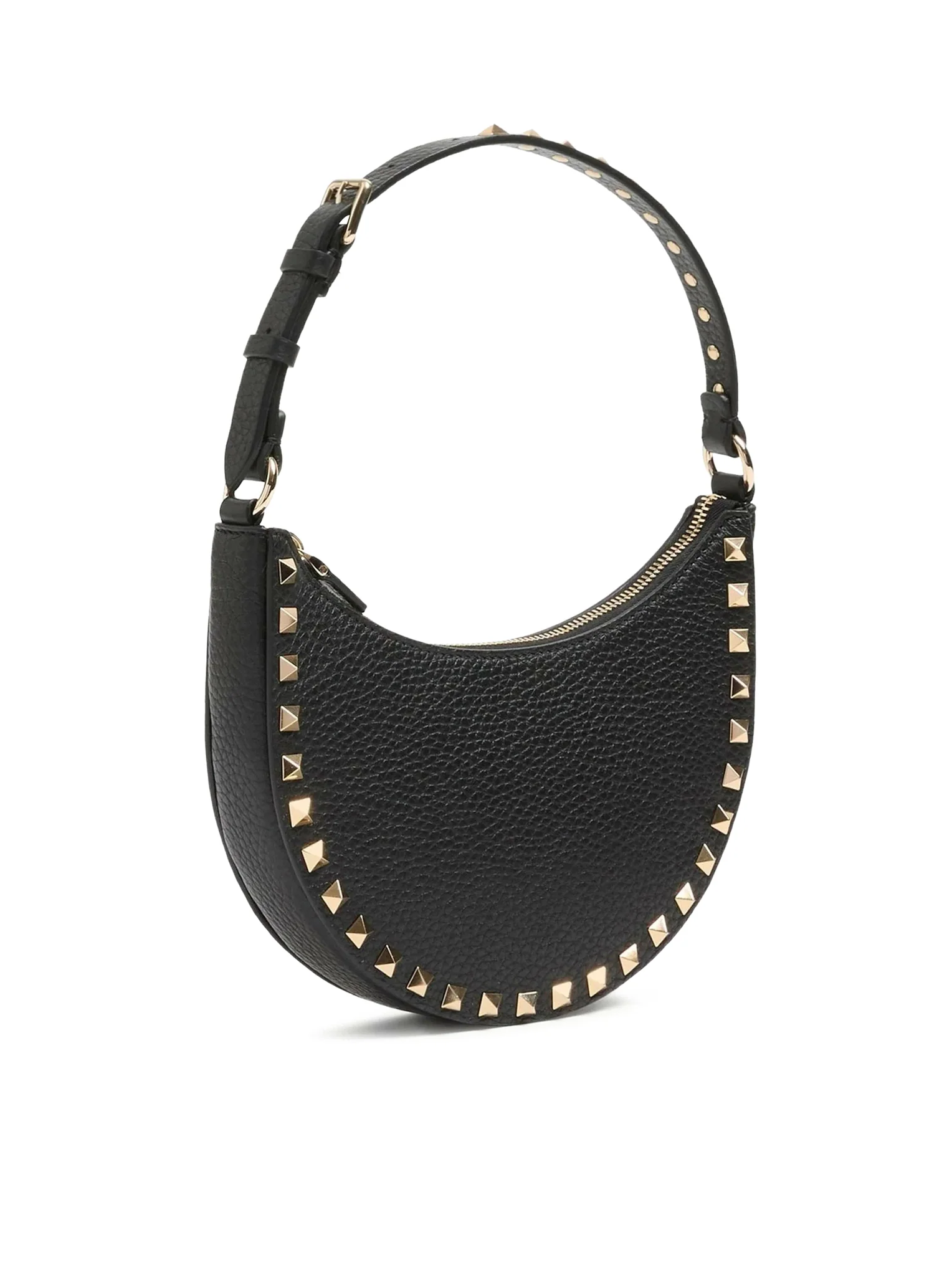 MINI HOBO BAG ROCKSTUD IN GARNET CALFSKIN - Image 2