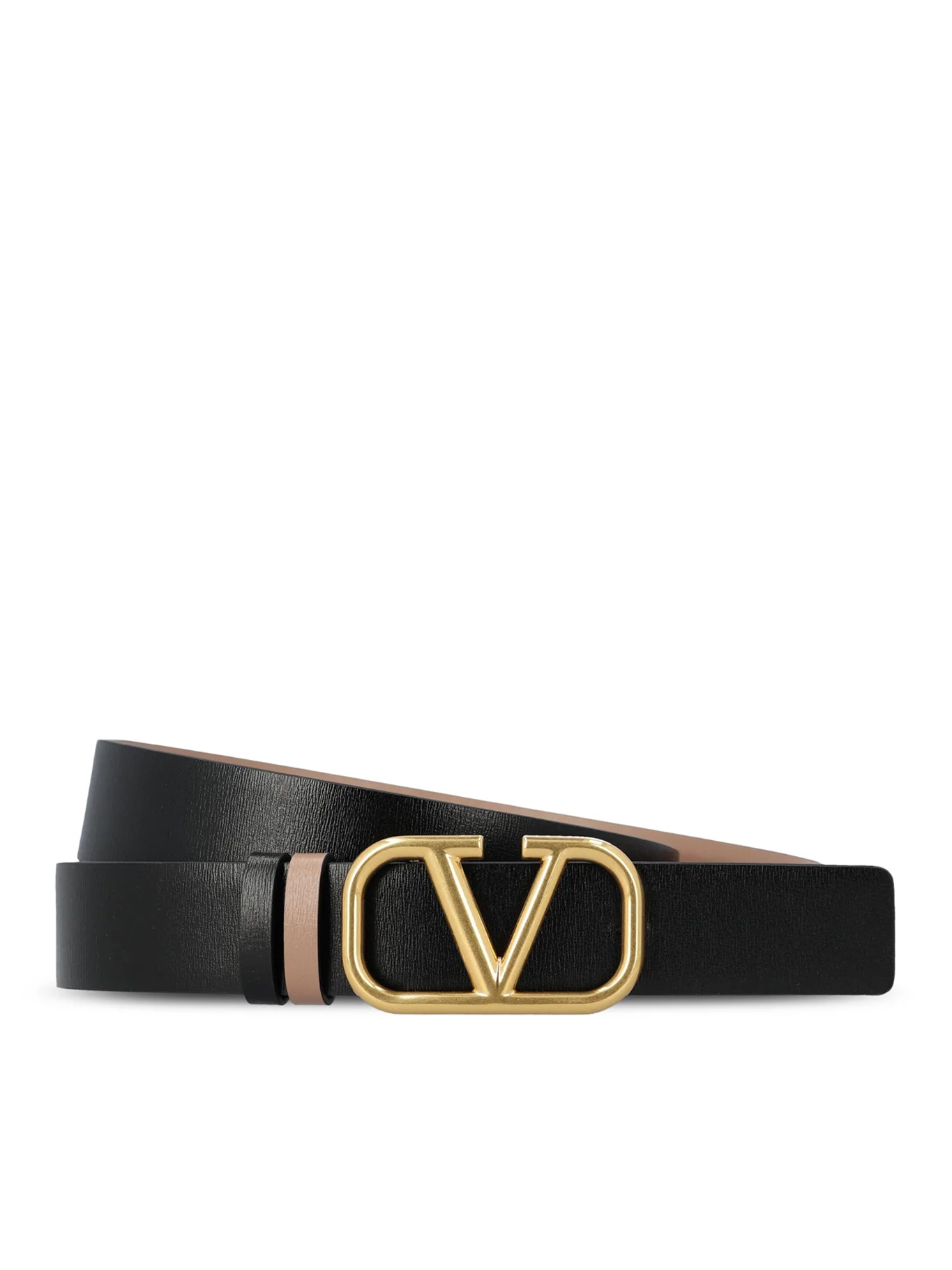 REVERSIBLE VLOGO SIGNATURE BELT IN POLISHED CALFSKIN 30 MM - Image 2